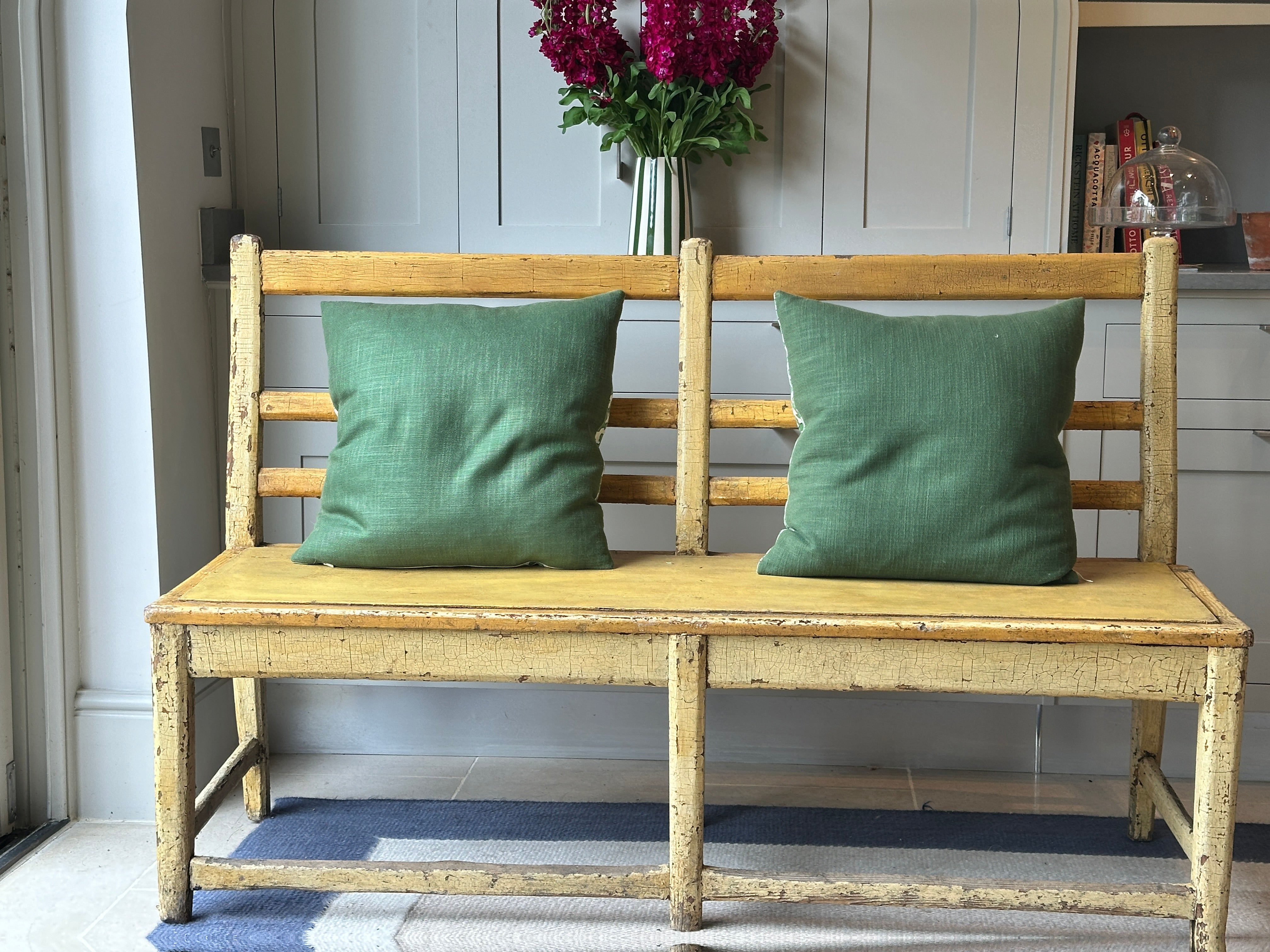 Painted Country House Bench