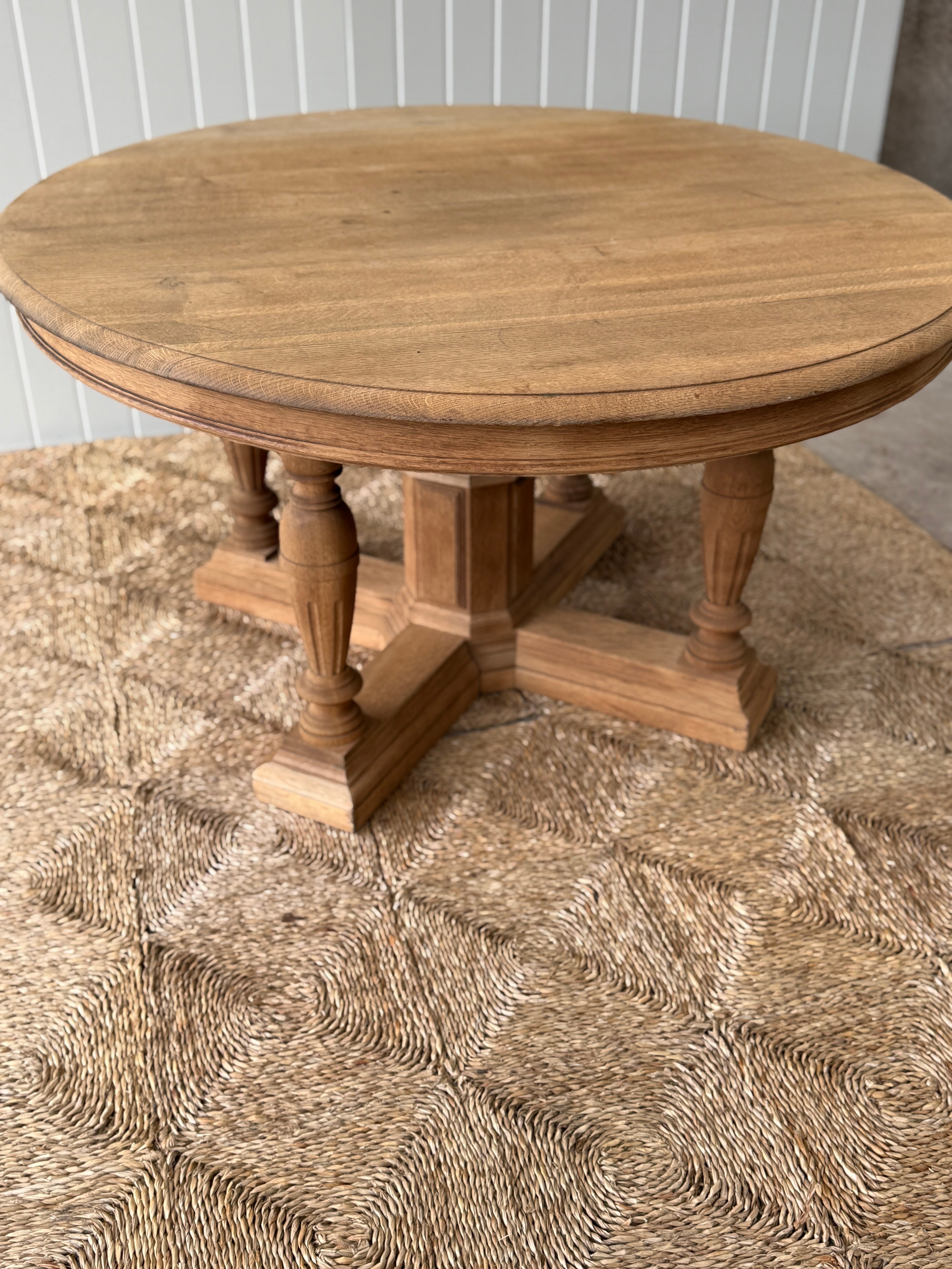 French Bleached Oak Centre Table