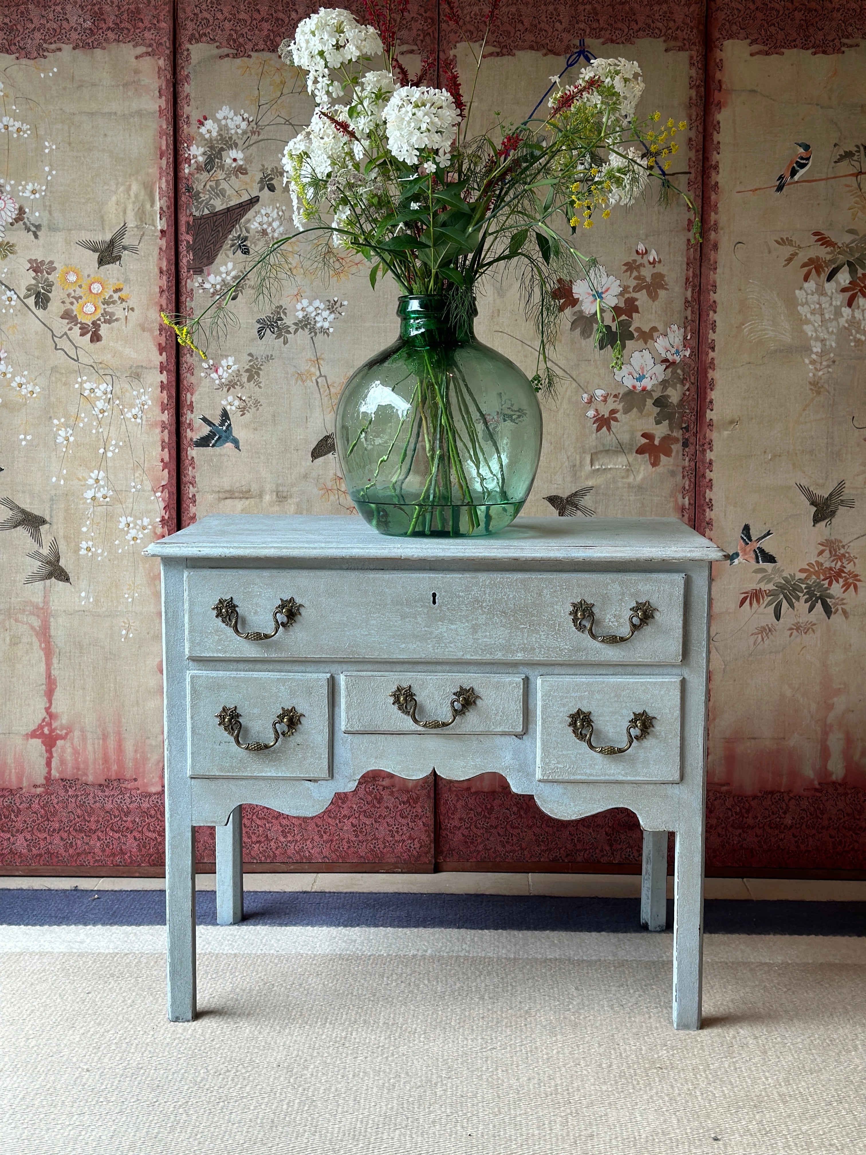 18th Century English Painted Lowboy