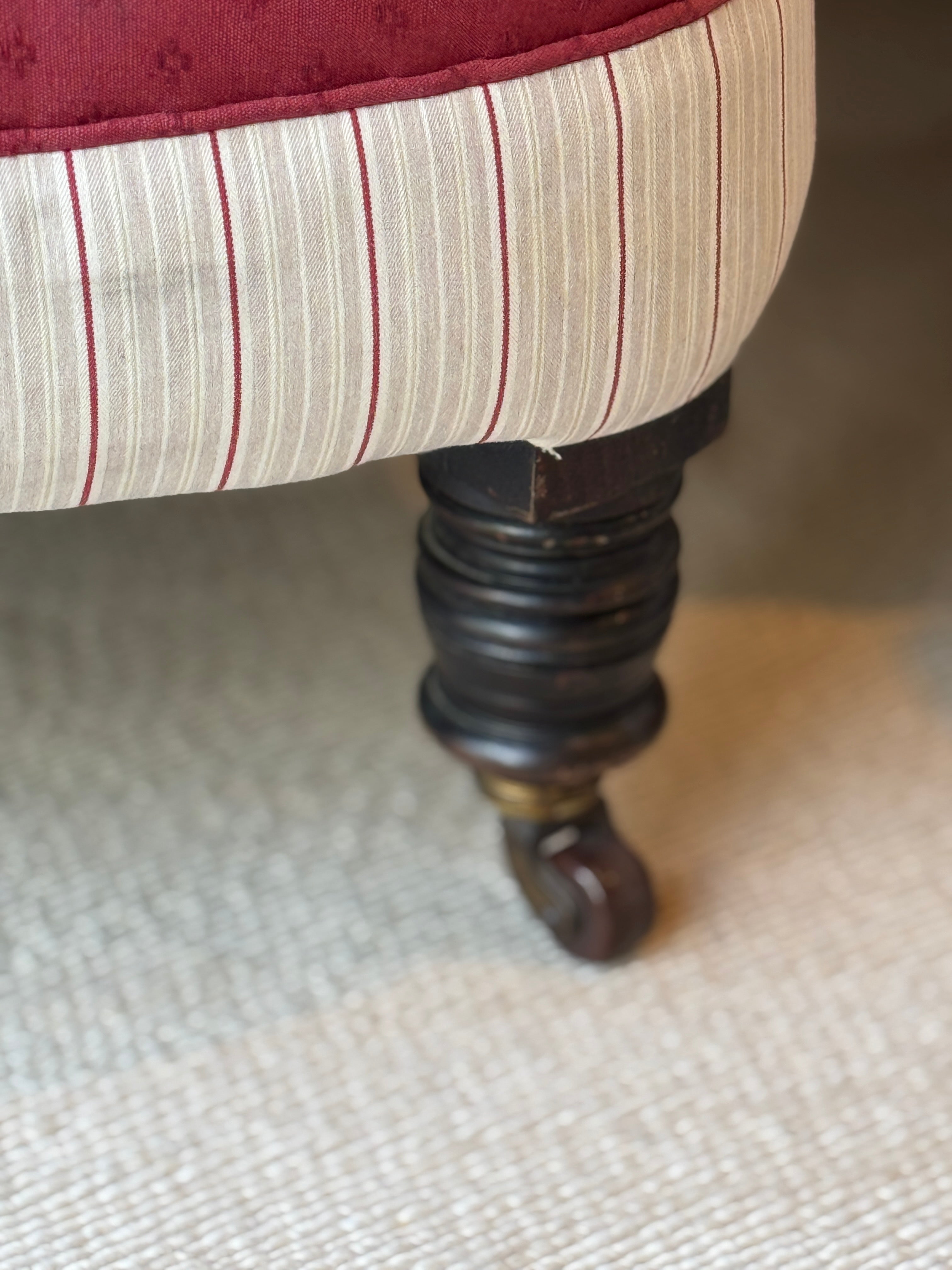 Pair of Late C19th English Country House Armchairs