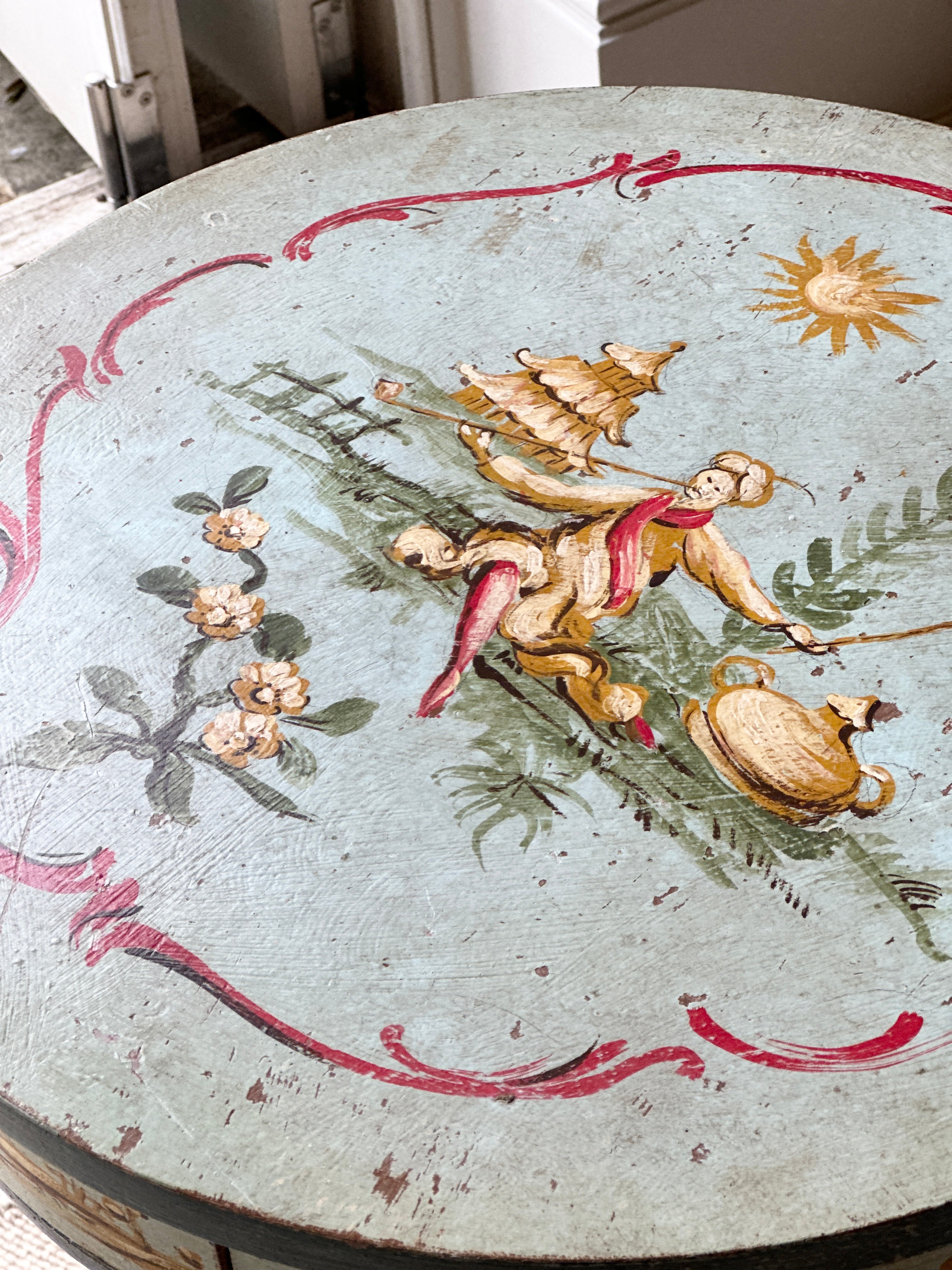 Small Painted French Gueridon