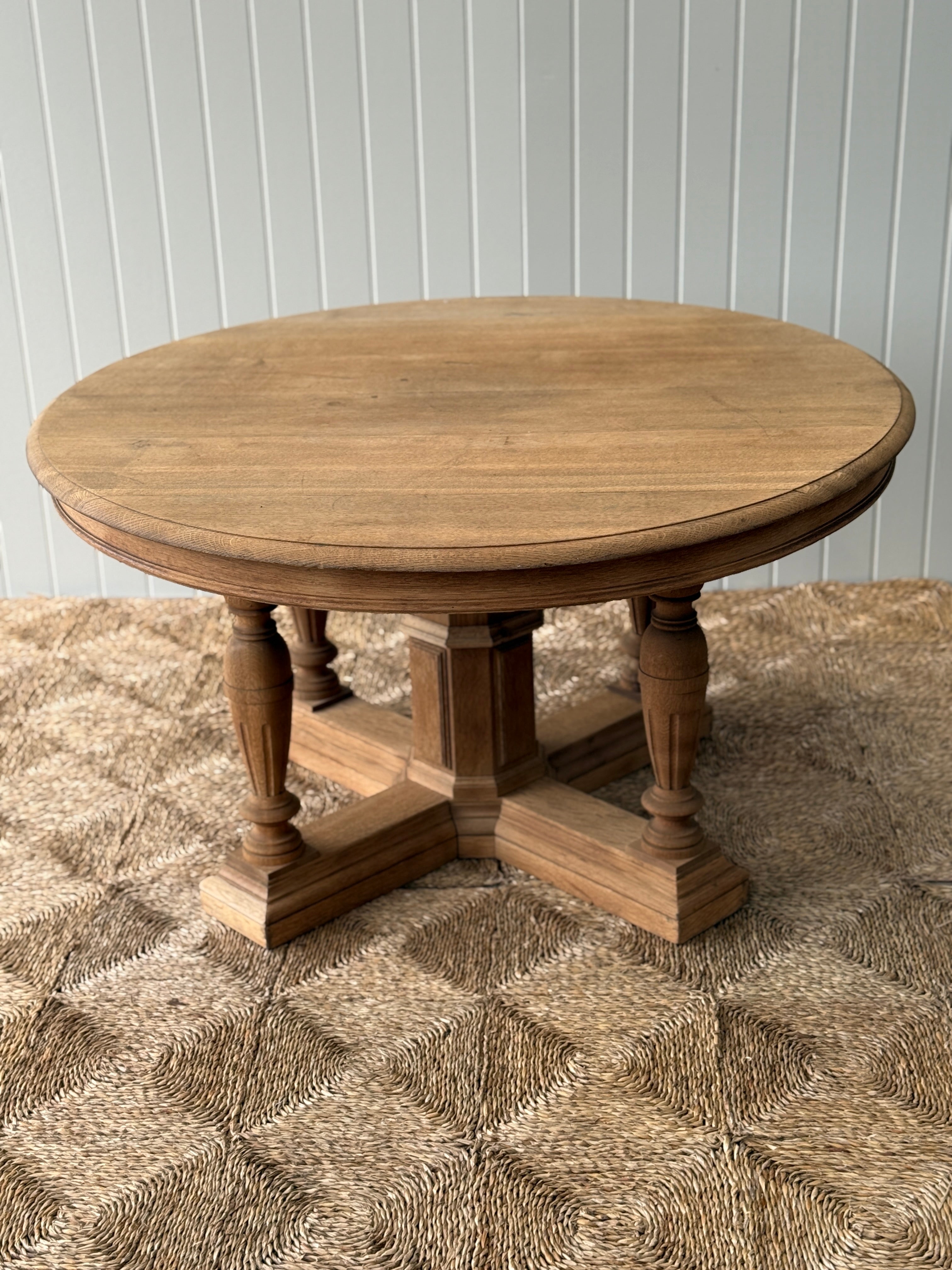 French Bleached Oak Centre Table