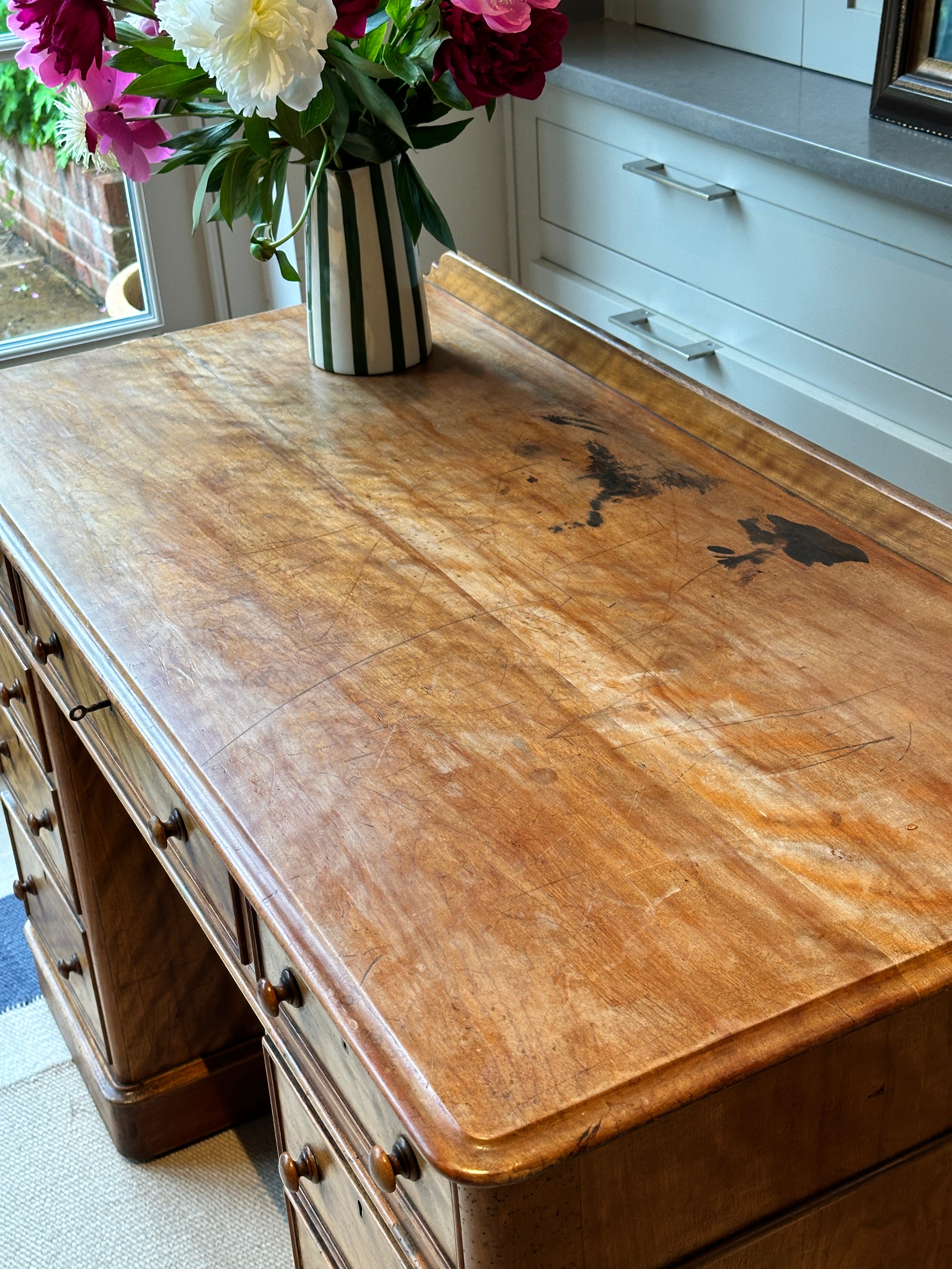 Satin Birch Desk