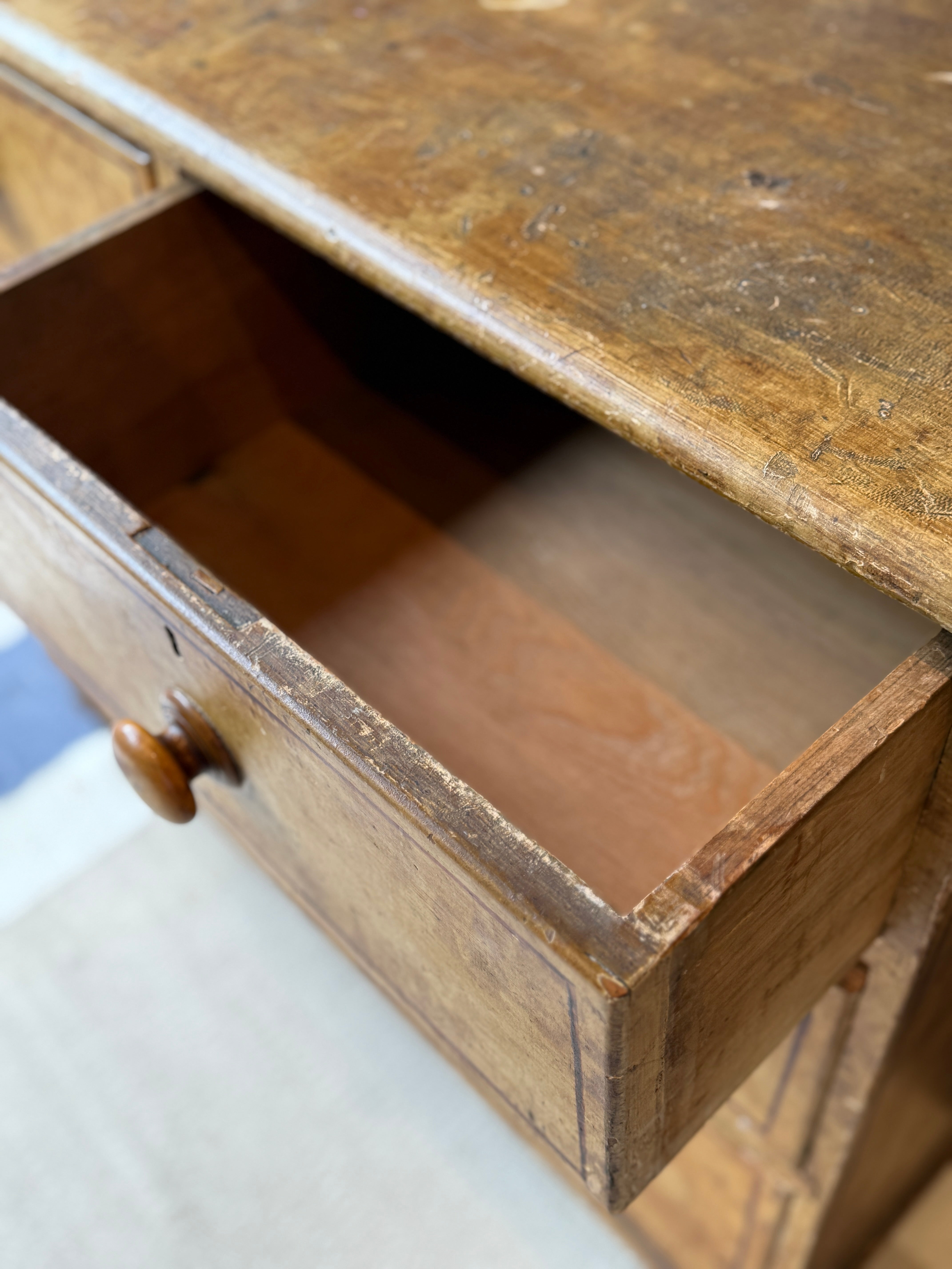 Regency Painted Pine Chest of Drawers