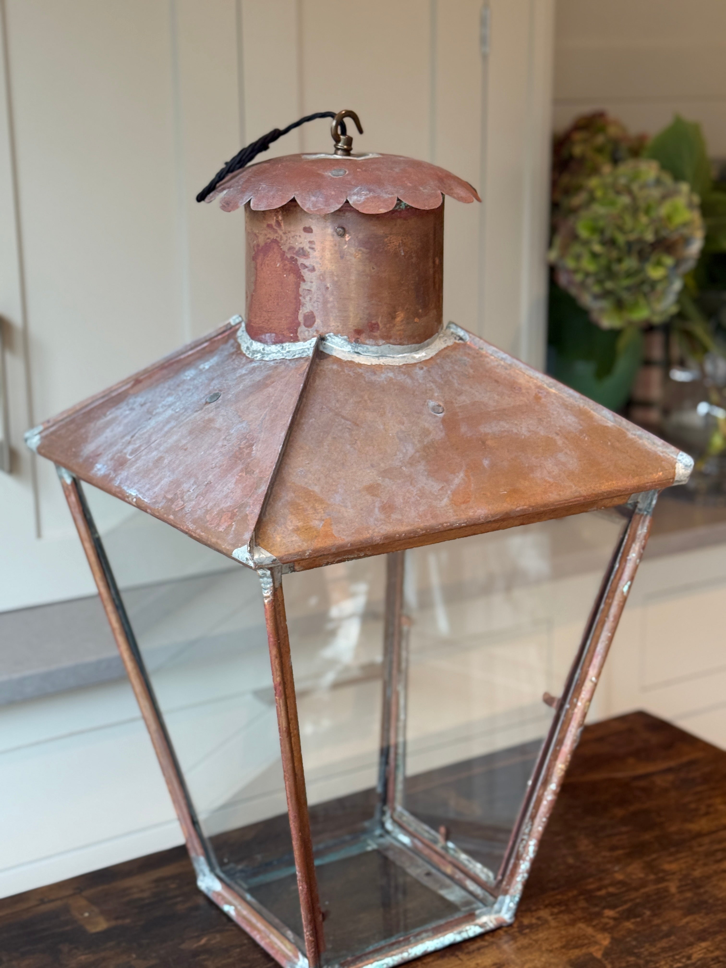 Large Copper Lantern
