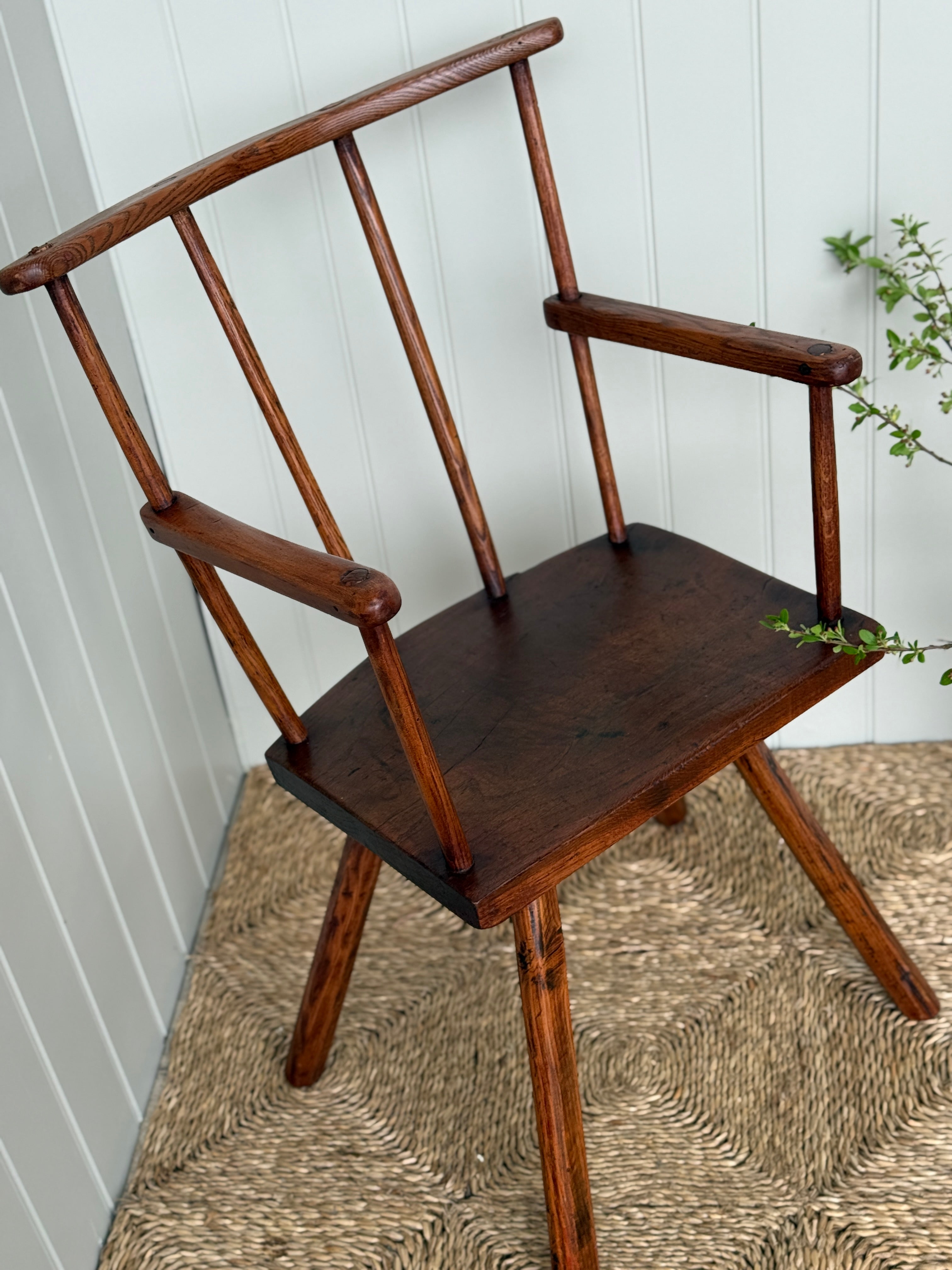 English 19th Century Stick Chair