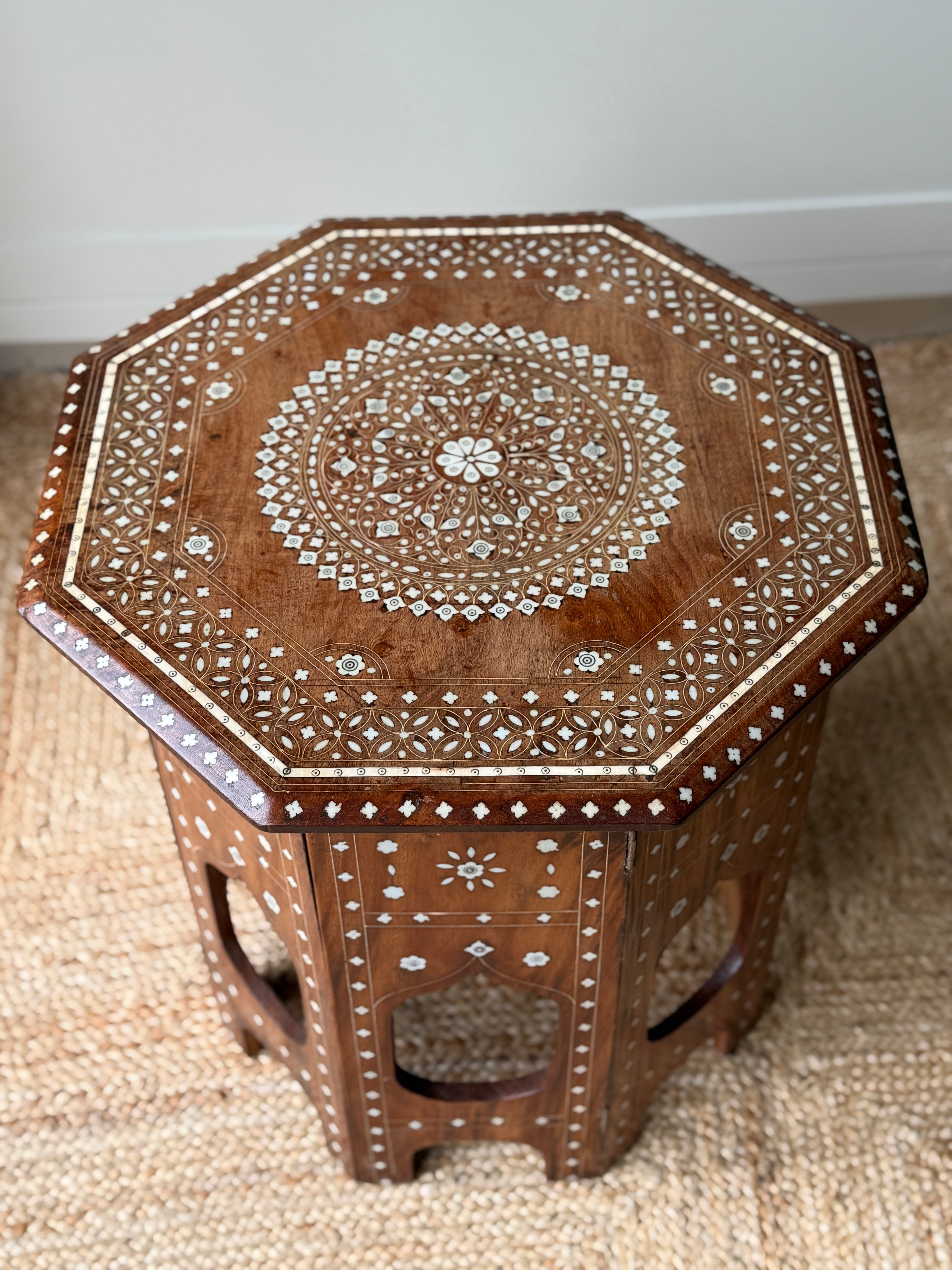Octagonal Hoshiarpur Side Table