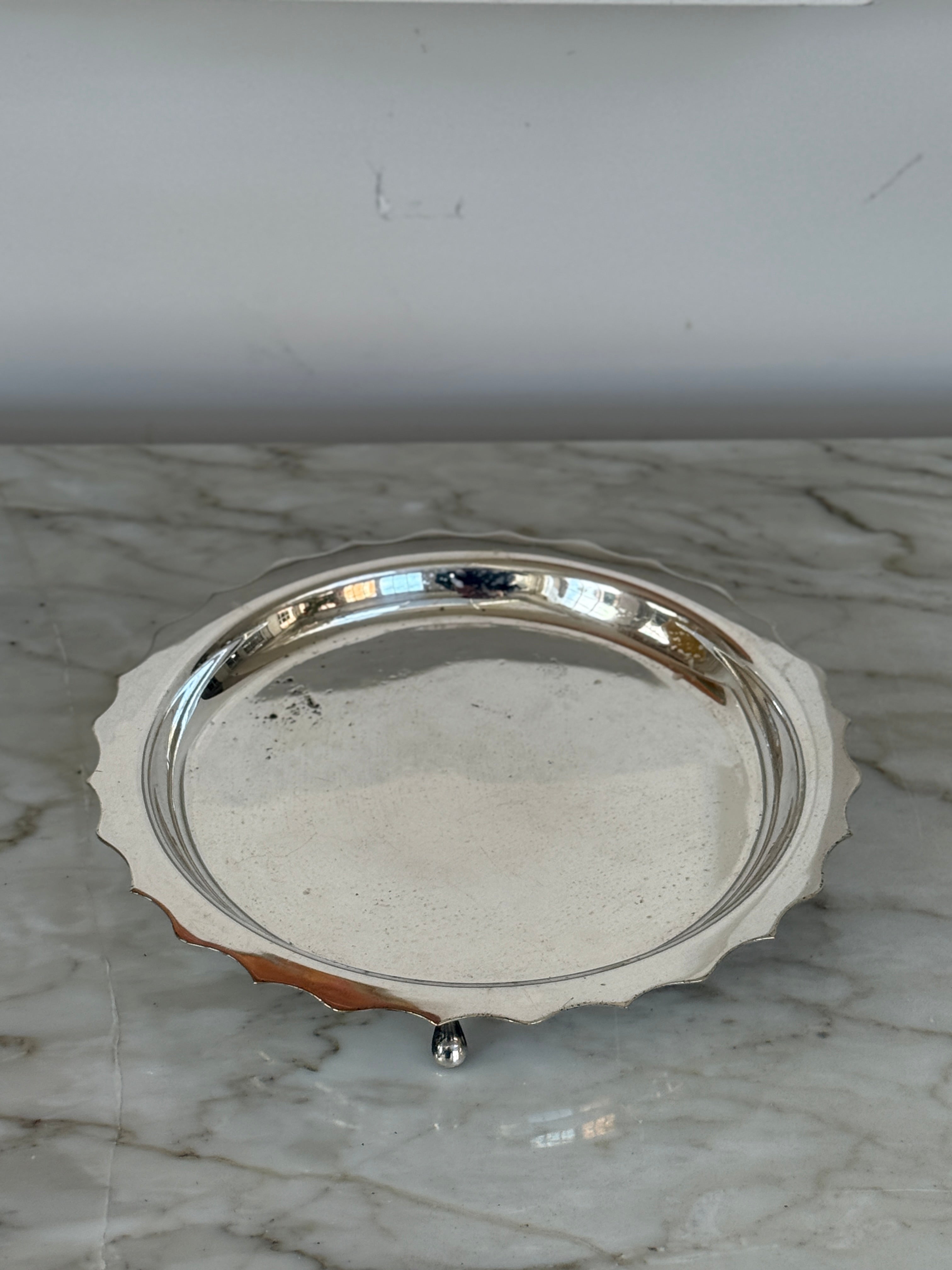 Small Silver Plate Tray