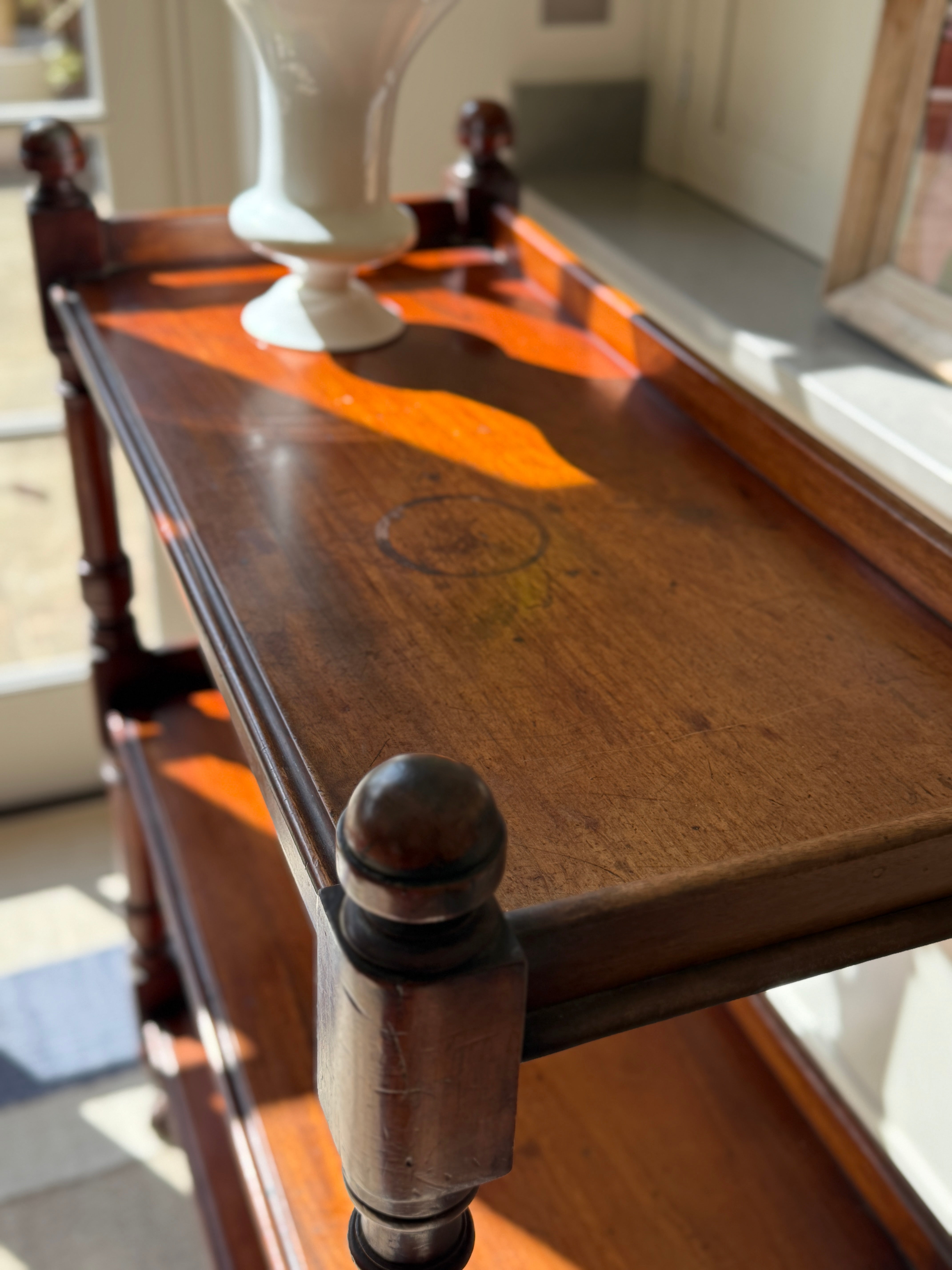19th Century Mahogany Buffet on Castors