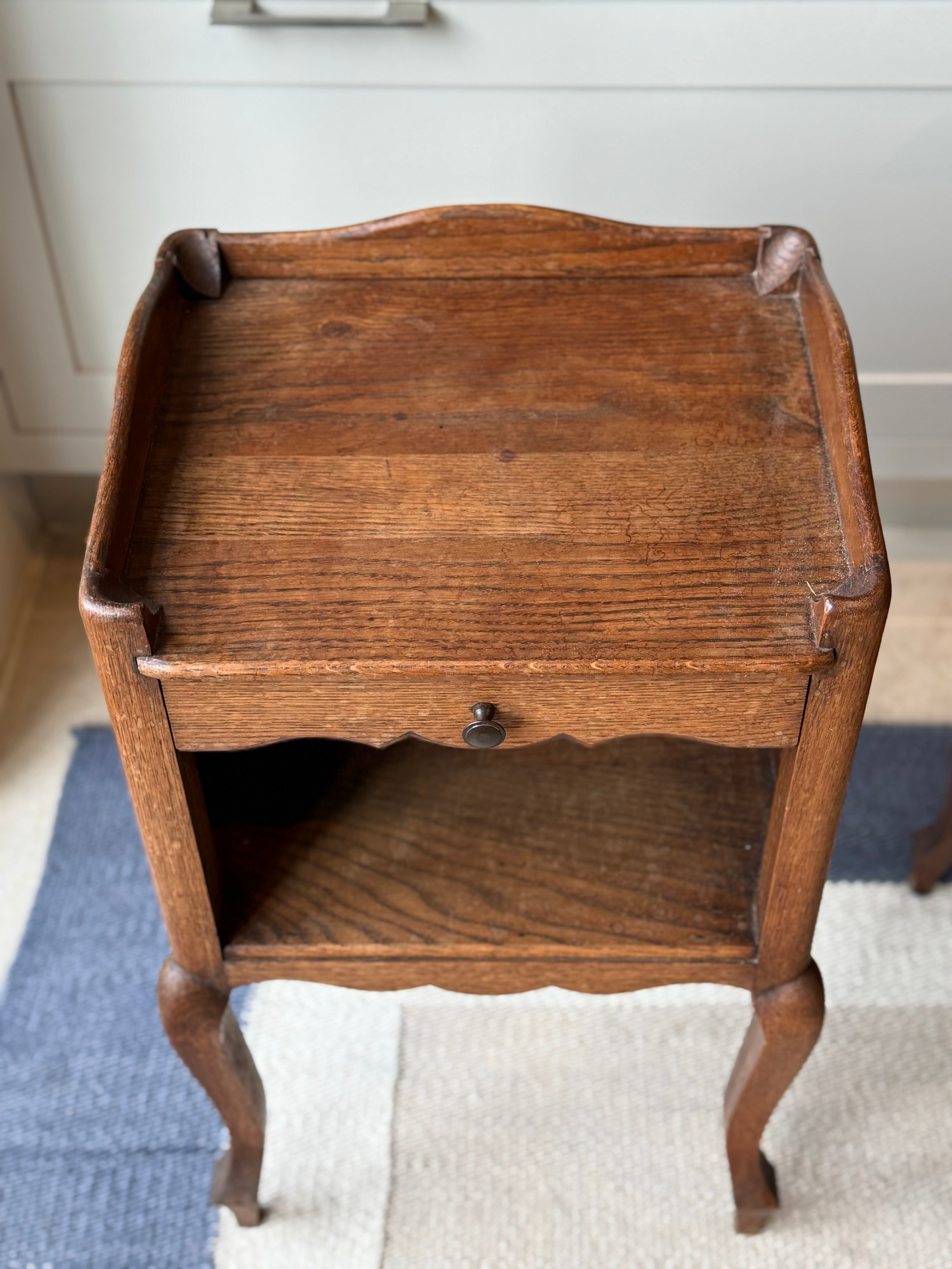 Pair of Early 20th Century Oak Bedside Tables