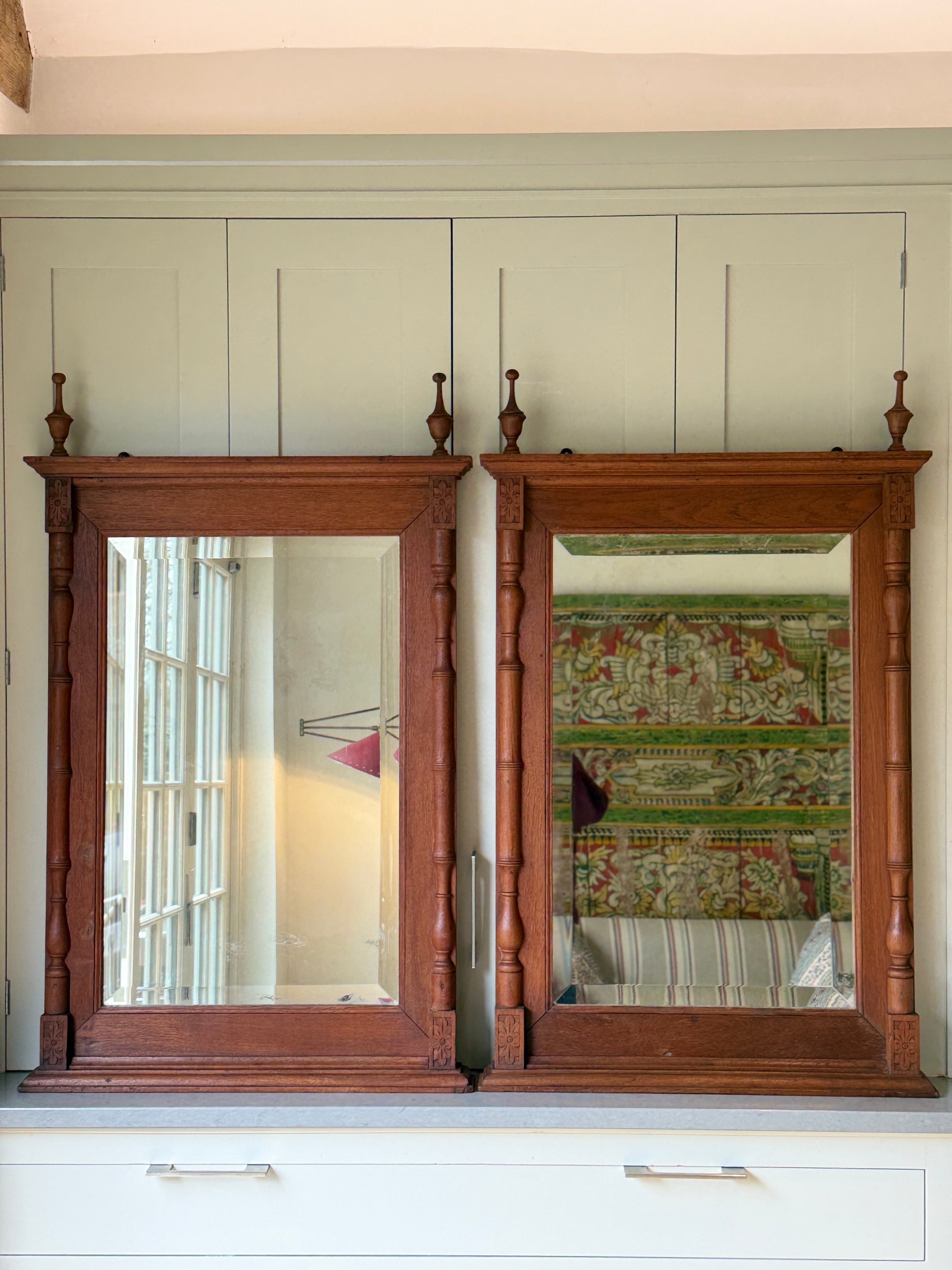 Pair of French Antique Mirrors