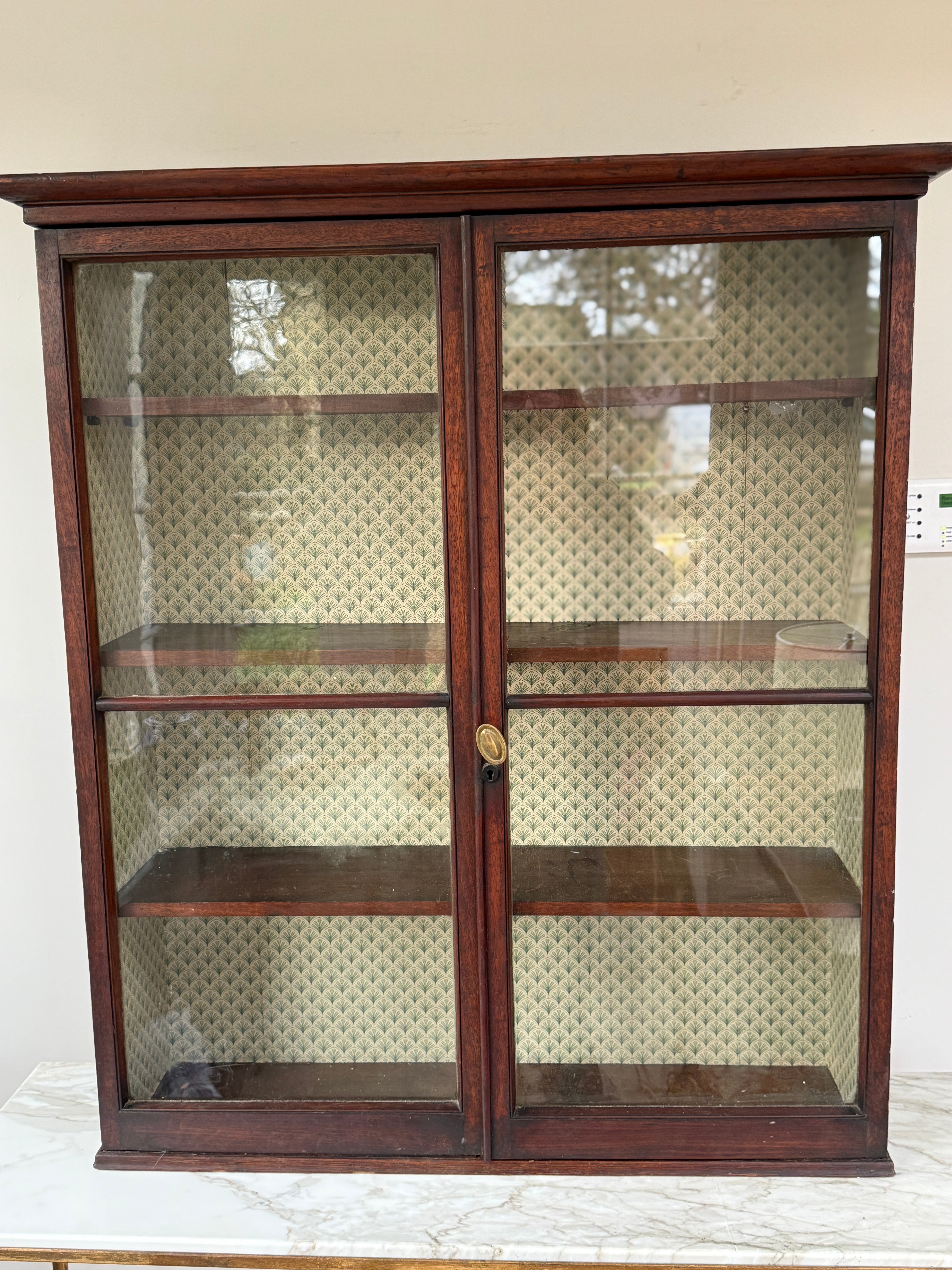 Small Glazed Wall Cabinet