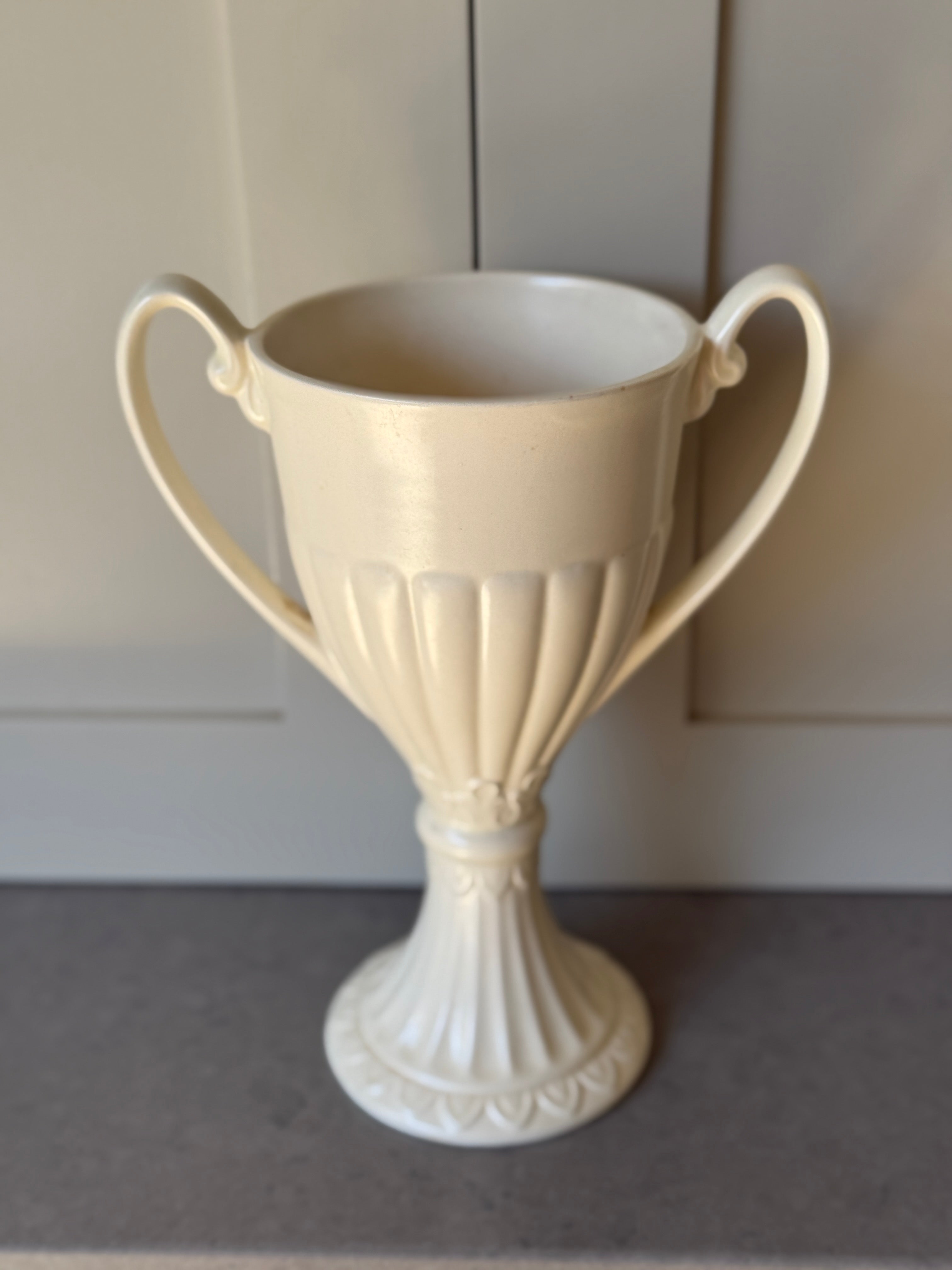 Beswick Cream Trophy Vase