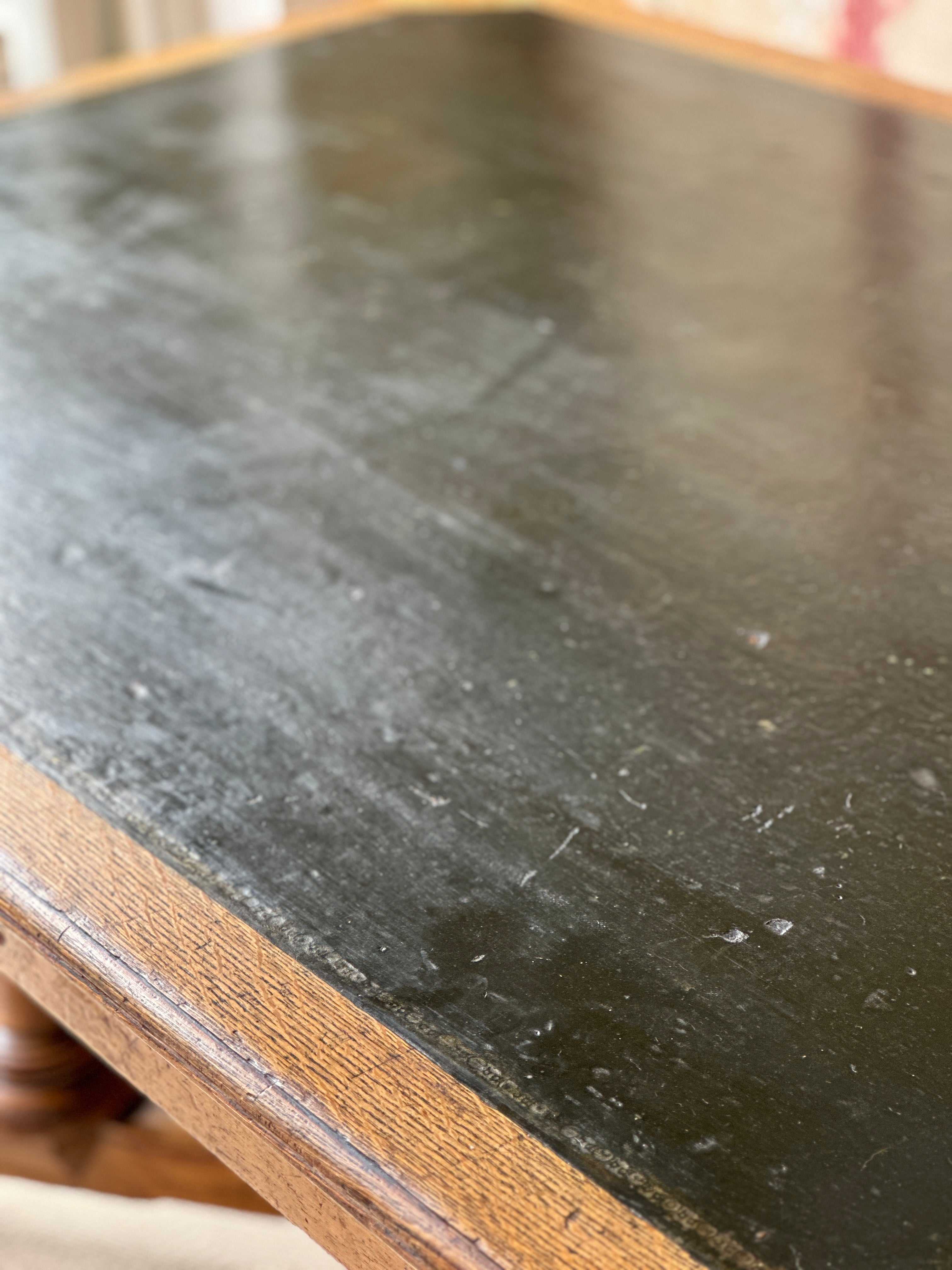 Large Oak Partner Desk by  Gillows