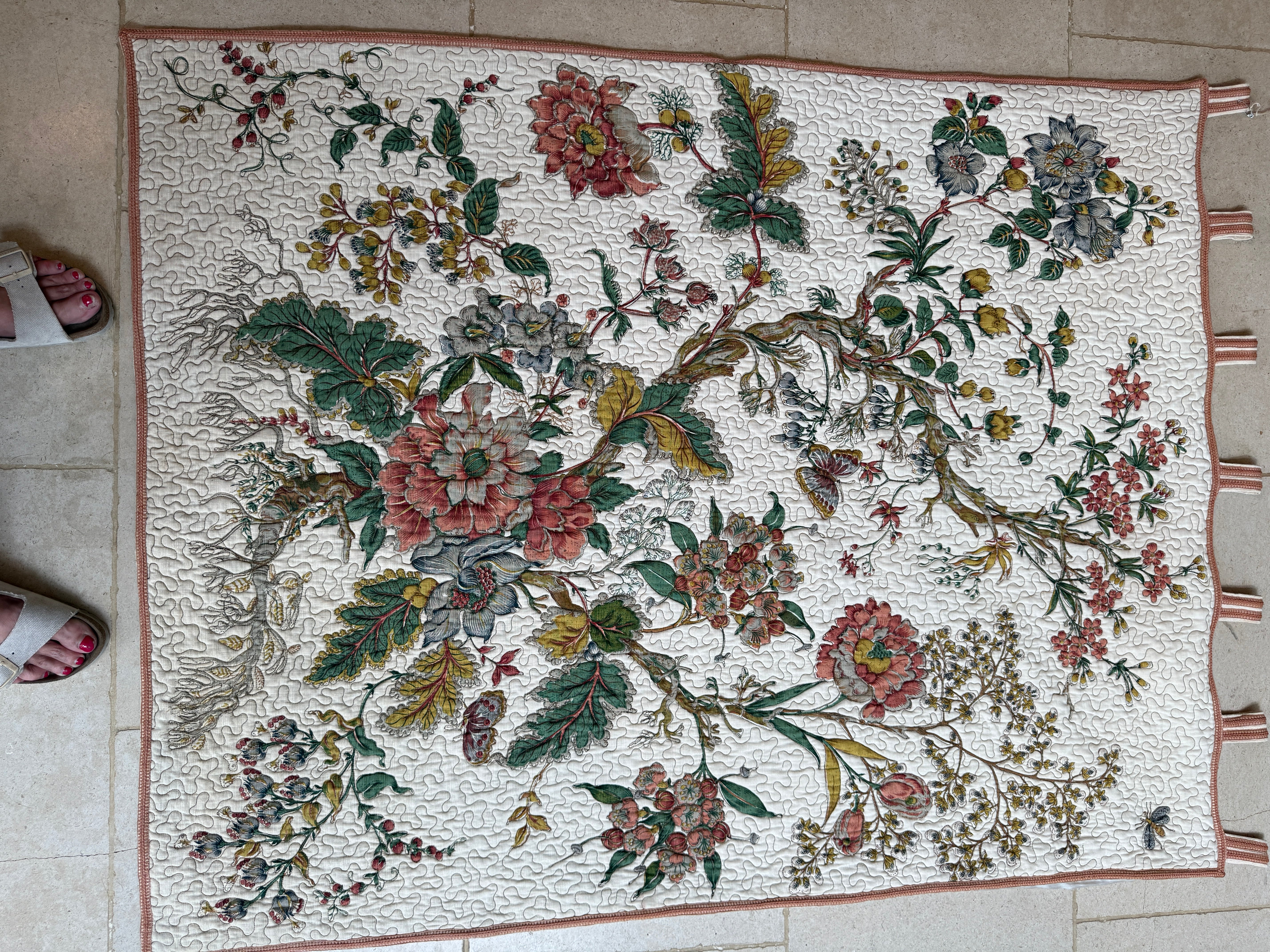 French Floral Wallhanging