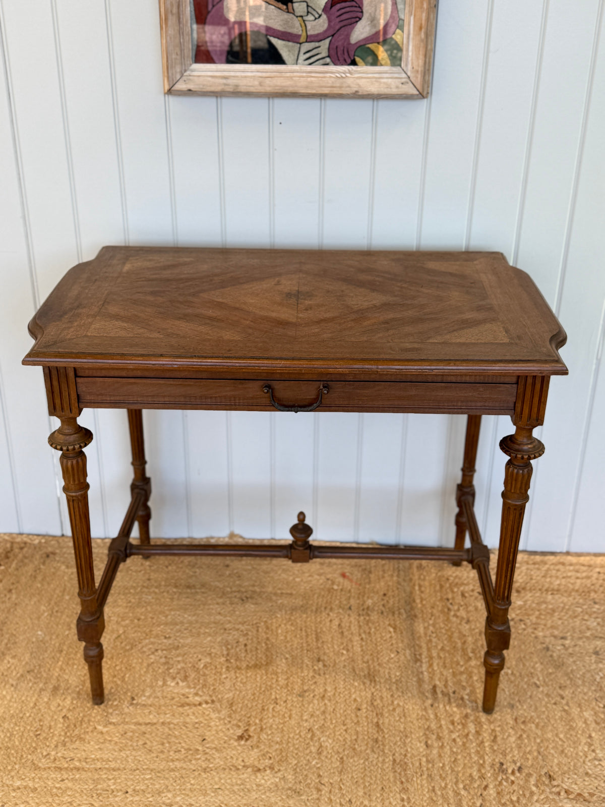 Late 19th Century French Walnut Side Table