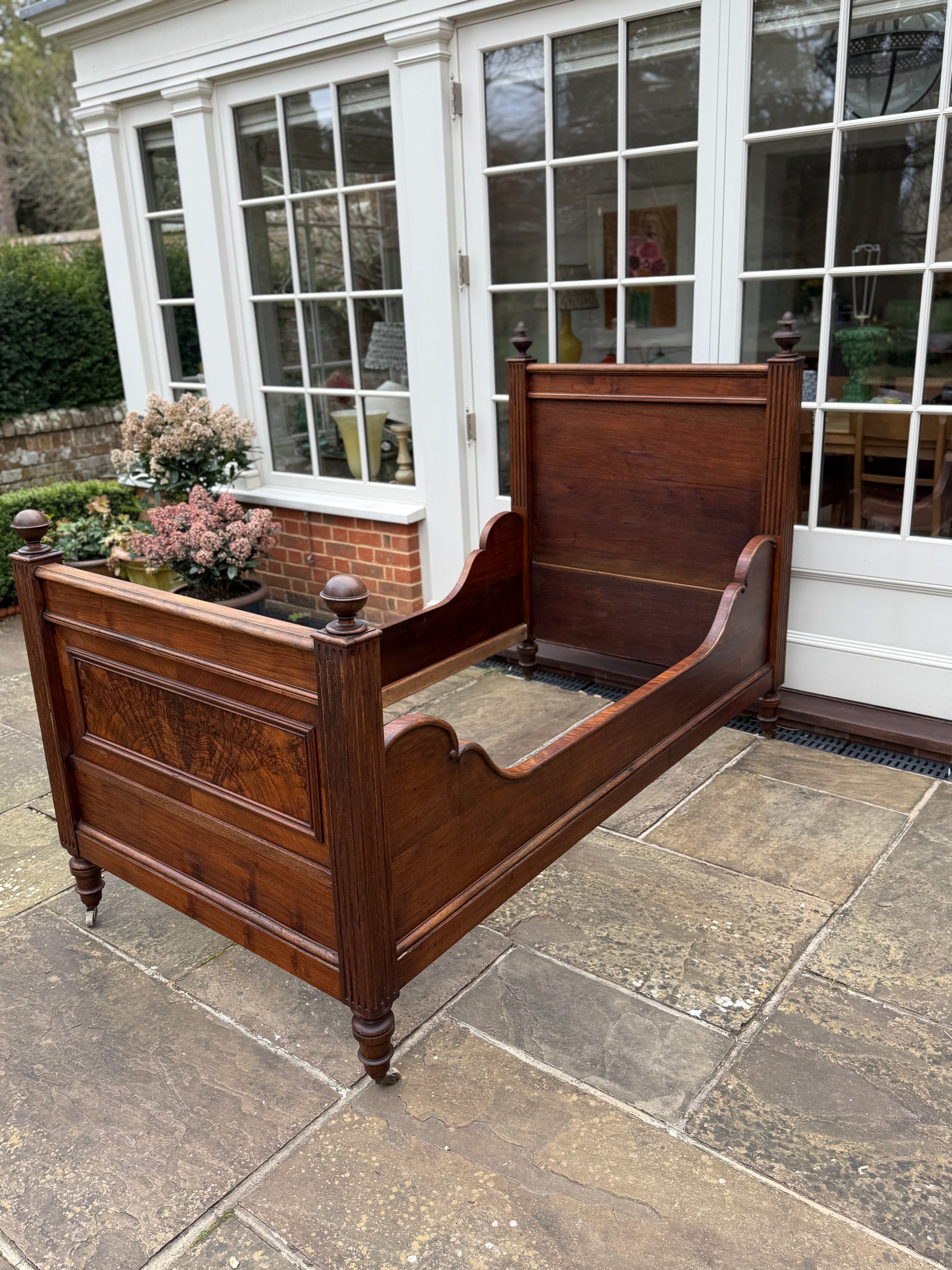 19th Century French Bateau Lit