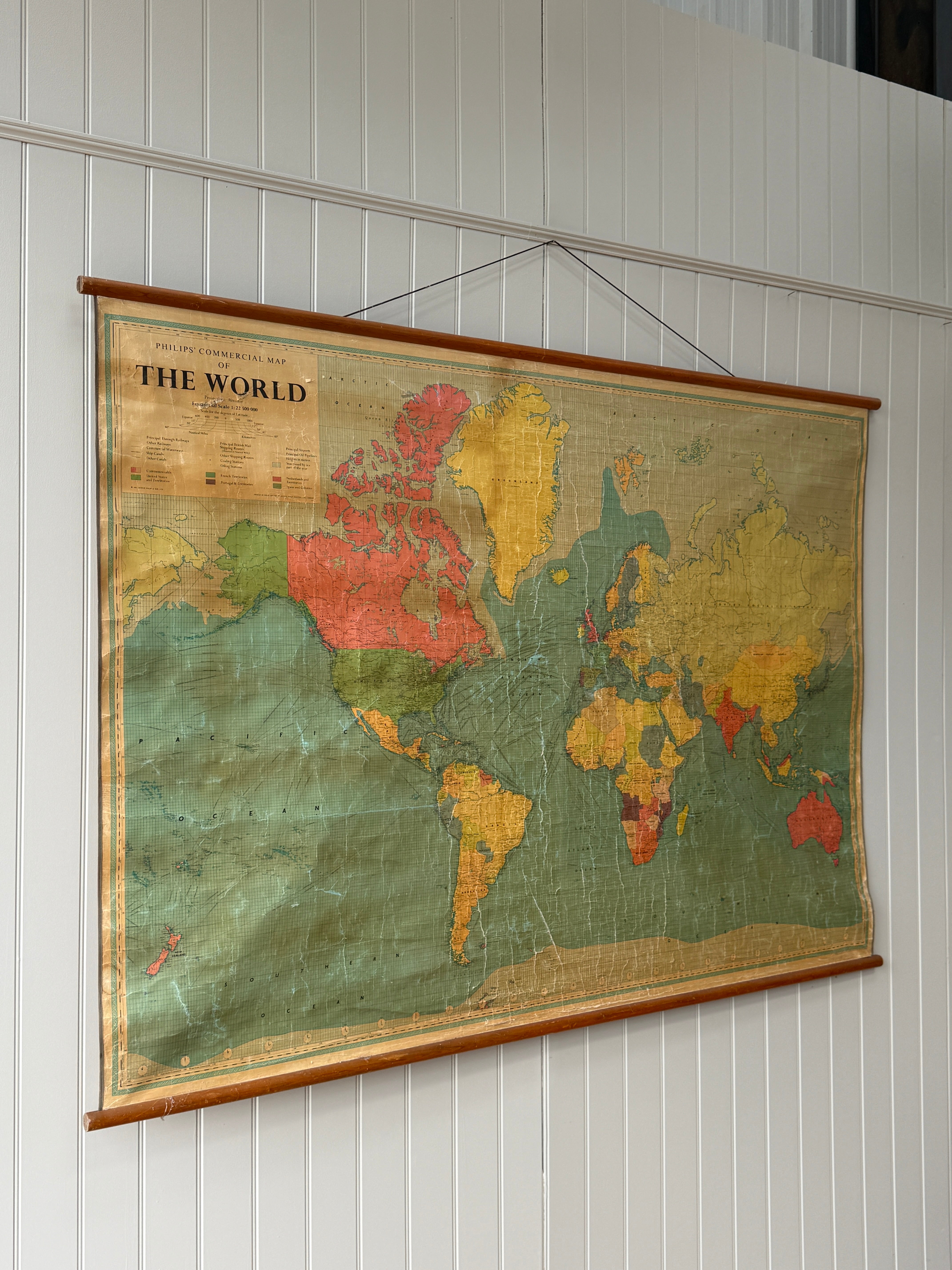Philips’ Commercial Map of the World