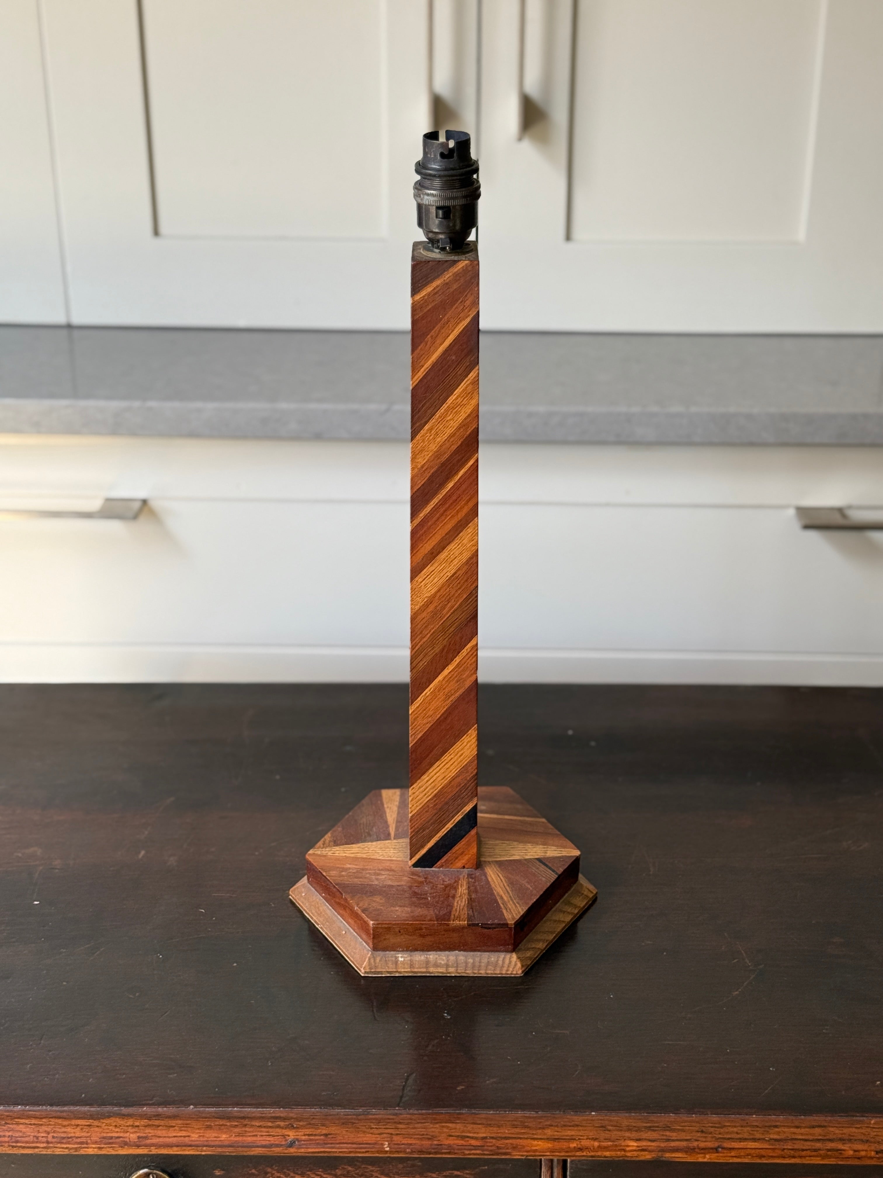 Art Deco table lamp base, French/Continental, c.1930s