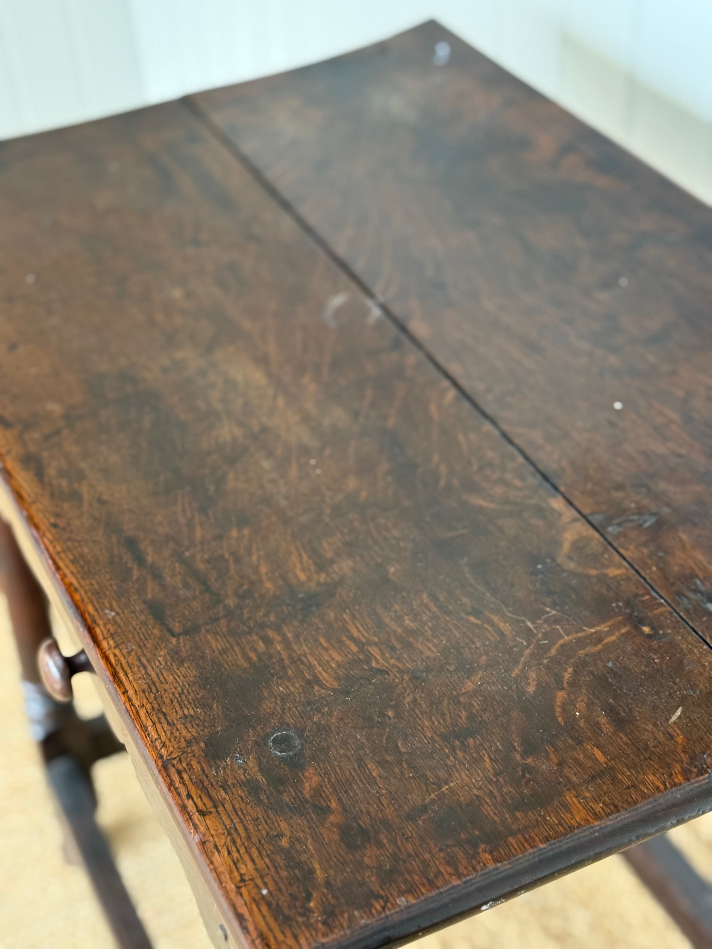 Early 18th Century Oak Side Table