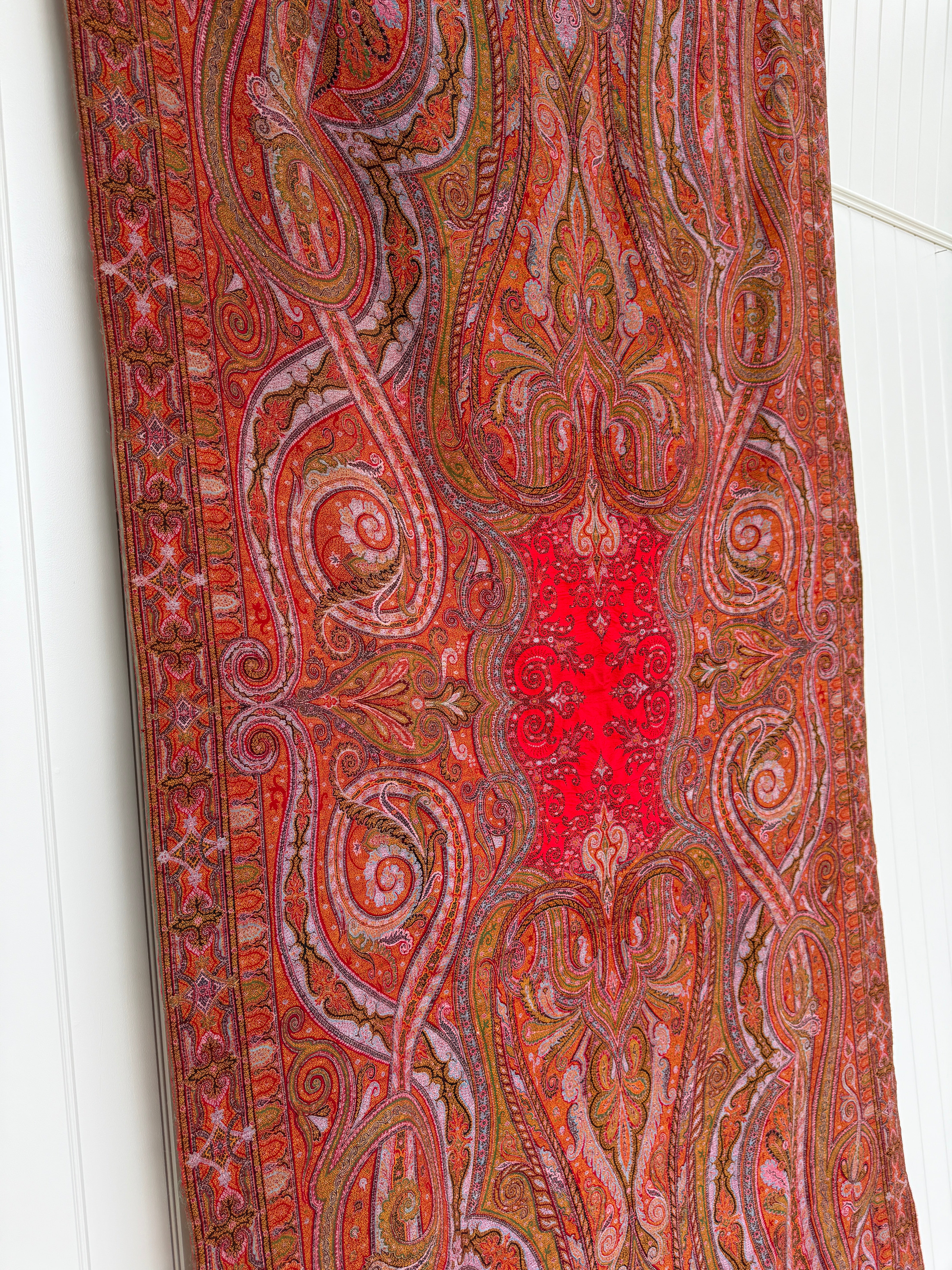 Large Paisley Carriage Shawl