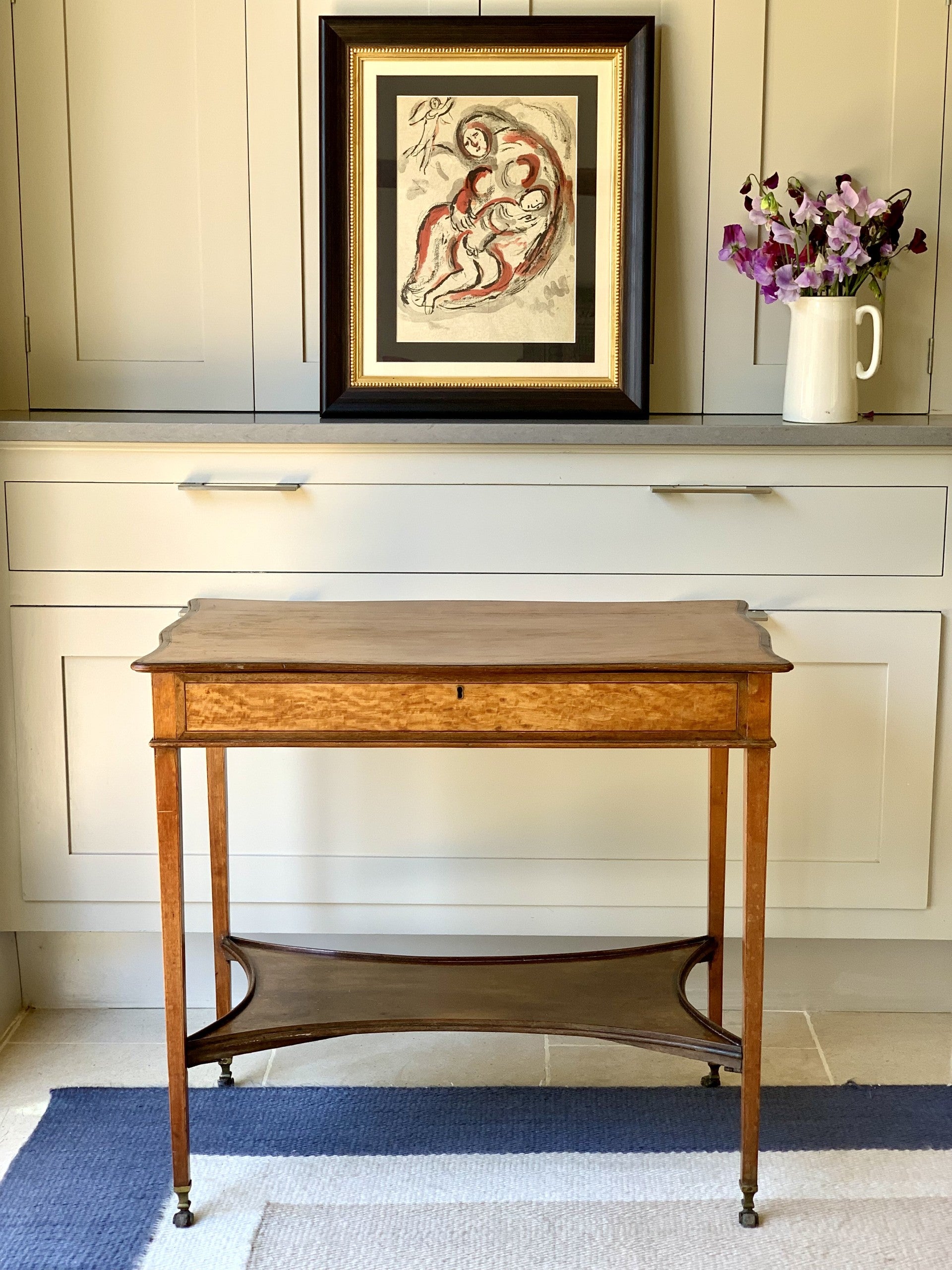 Regency Satinwood Vanity Table