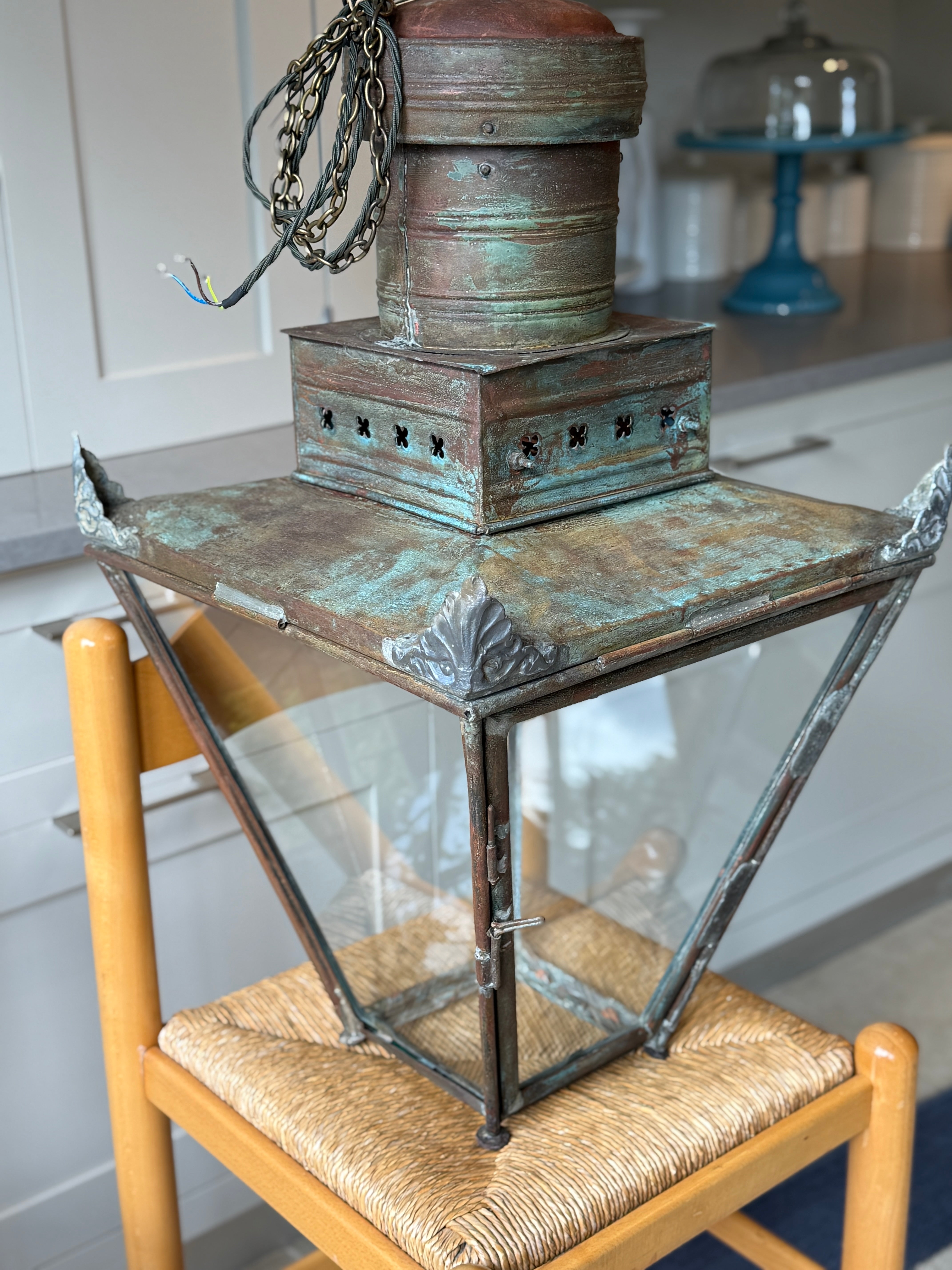Large Copper Lantern