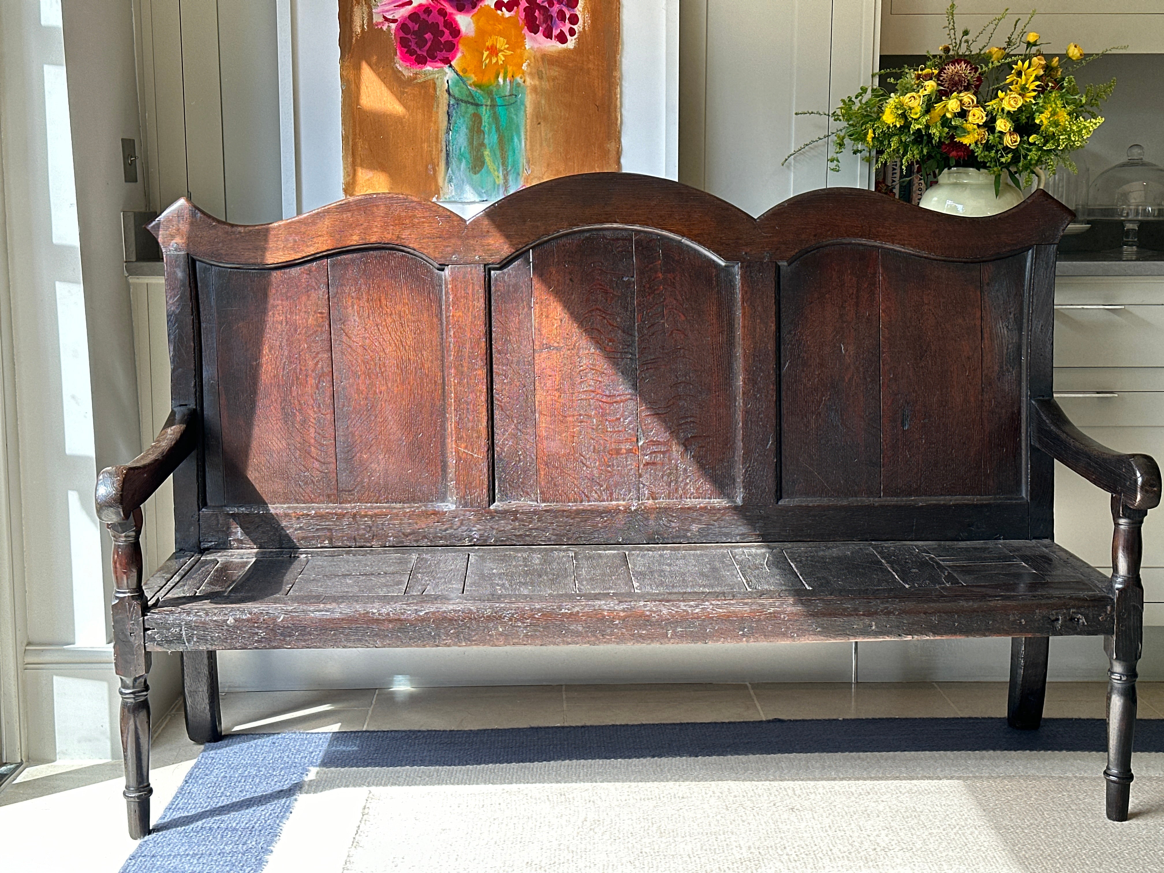 Late C17th Oak Bench/Settle