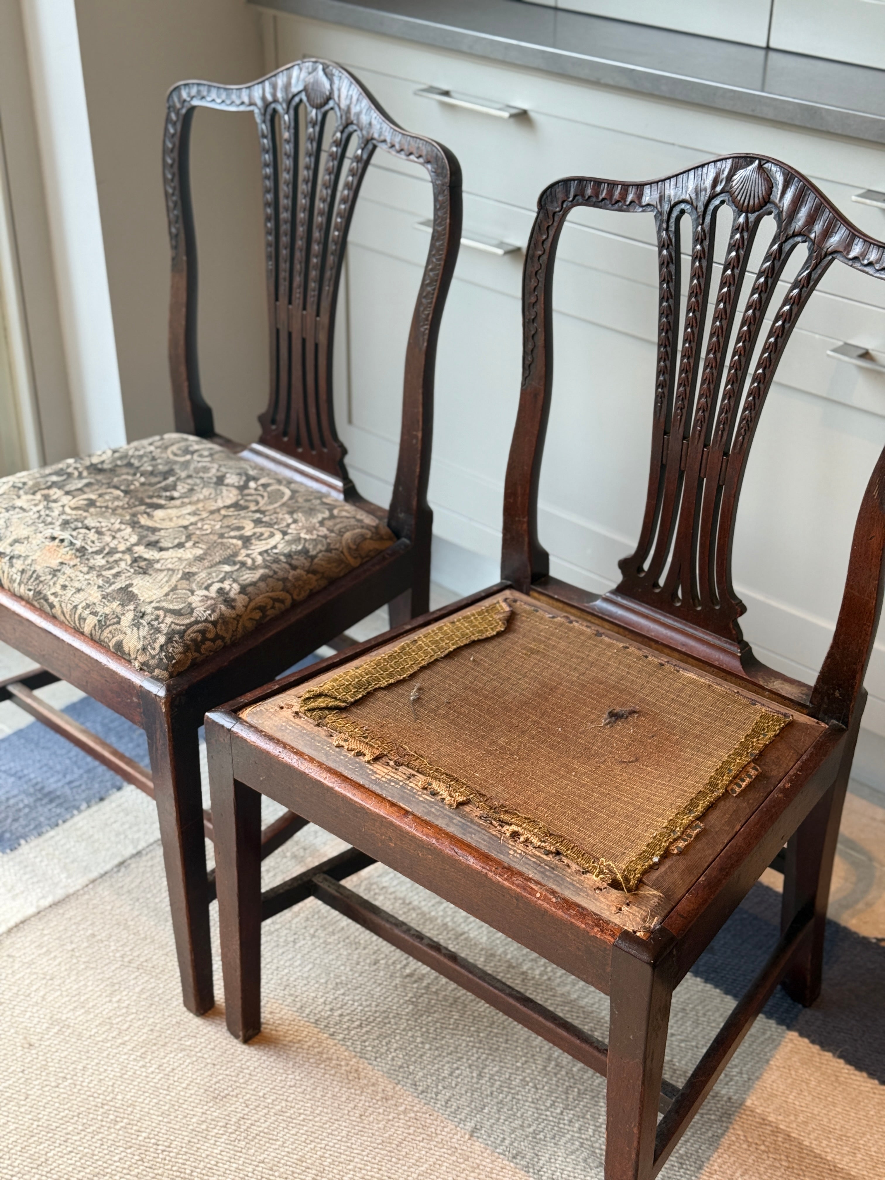 Pair of Georgian Regency Mahogany Chairs