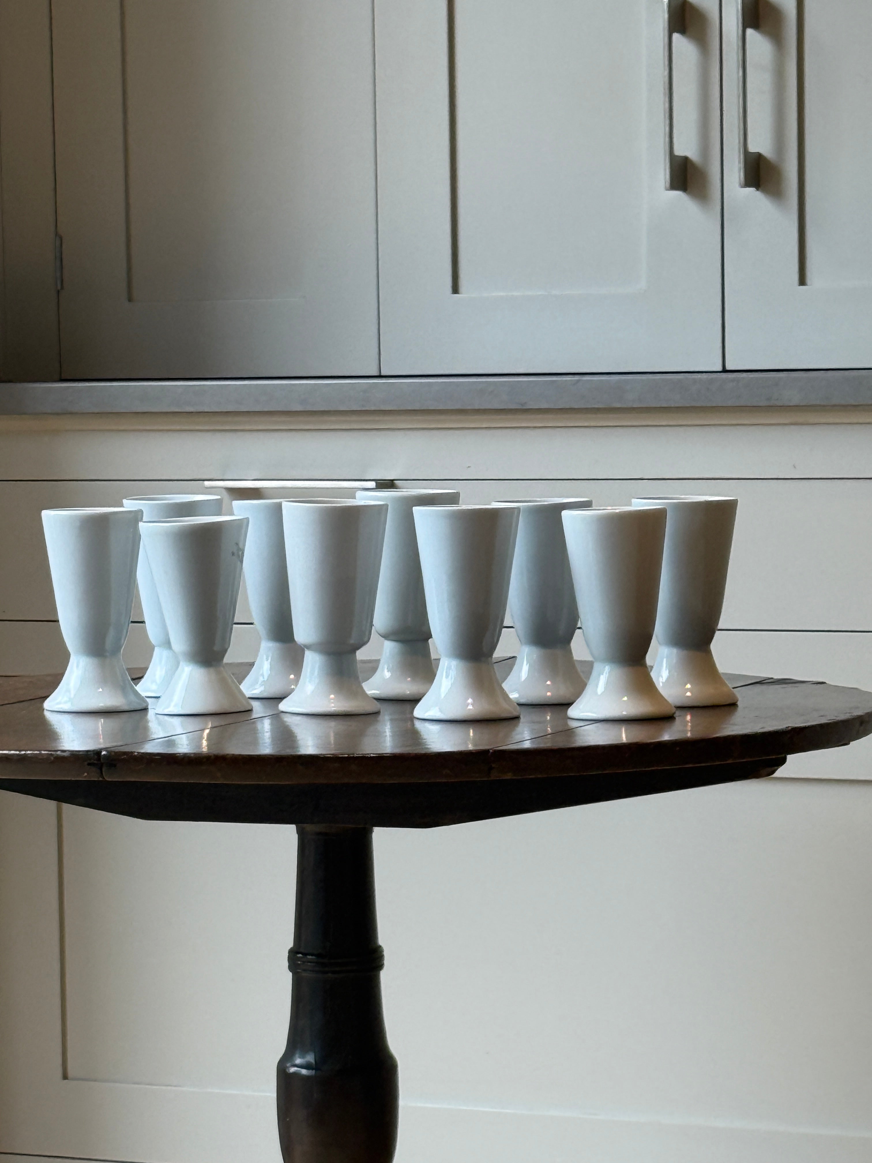 Set of 10 French Hot Chocolate Goblets