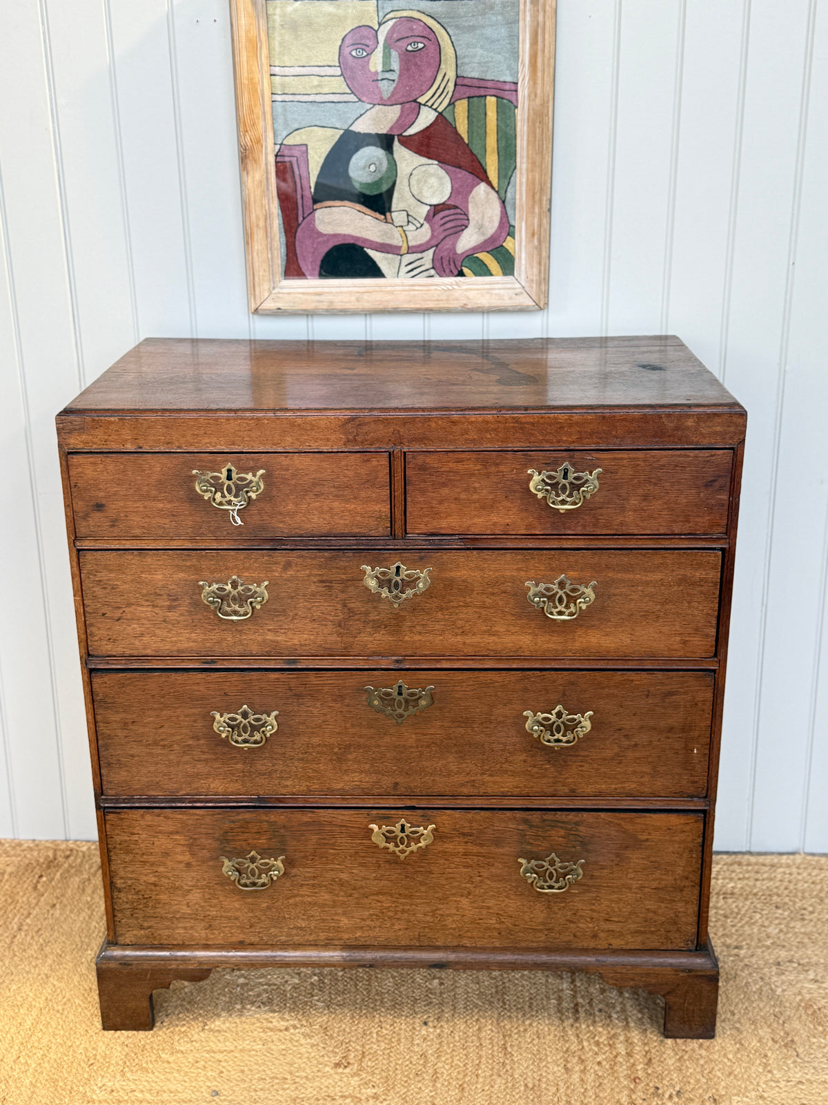 George III Oak Chest of Drawere