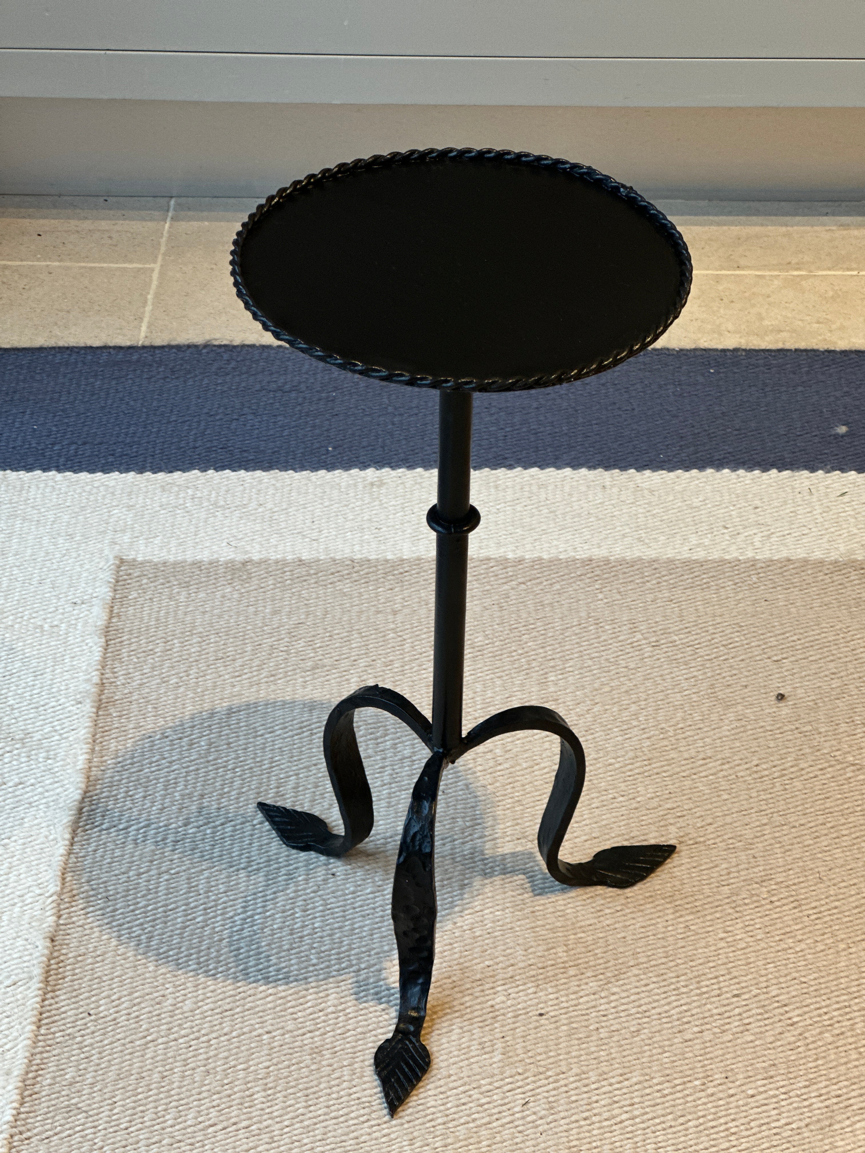 Original Mid Century Spanish Martini Table in black