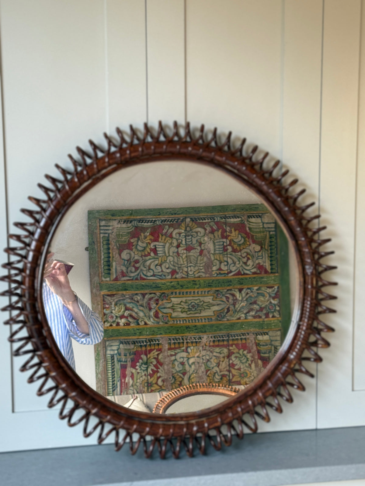 Large Round Albini Mirror
