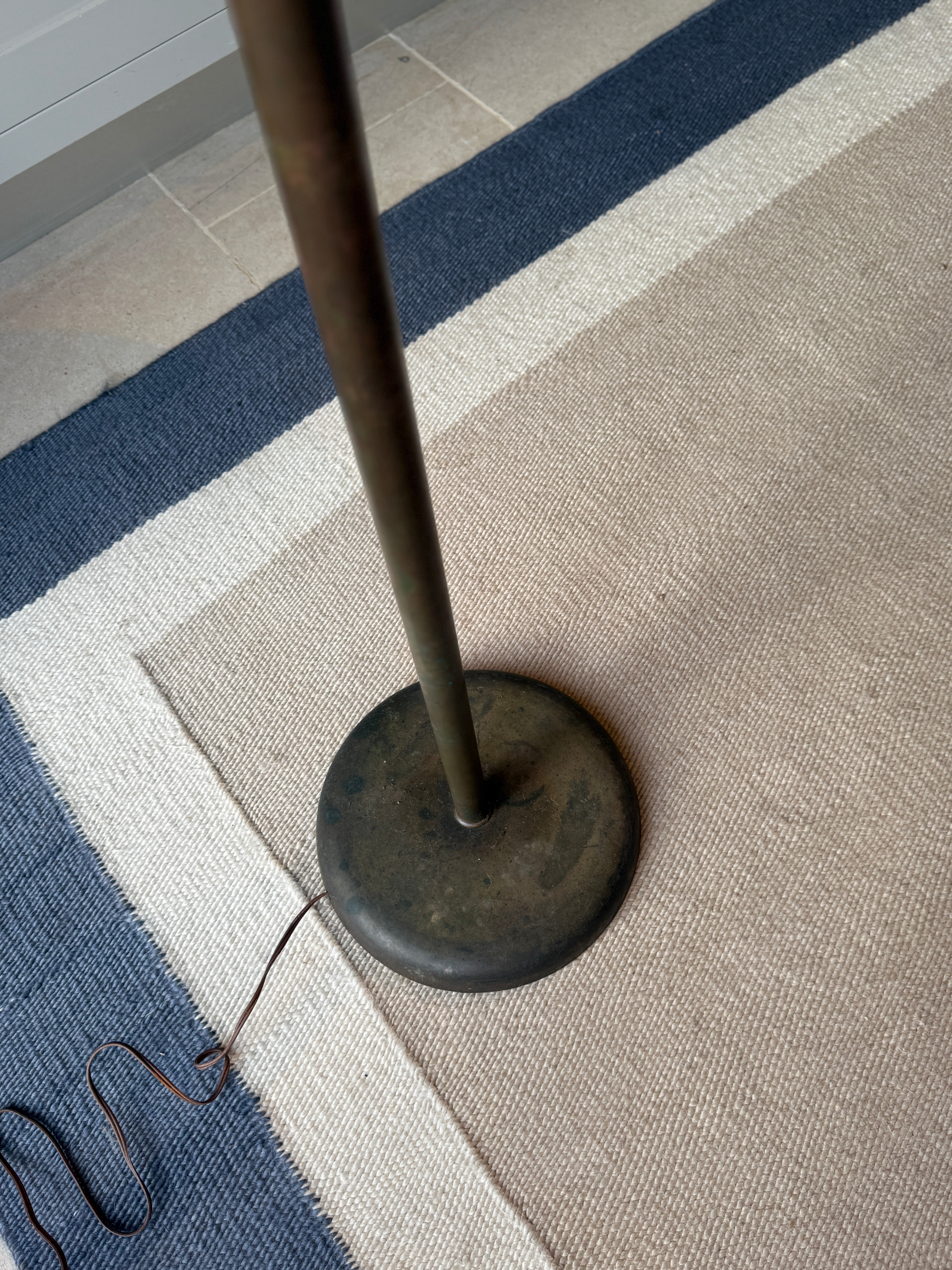 Italian Brass 1950s Floor Lamp