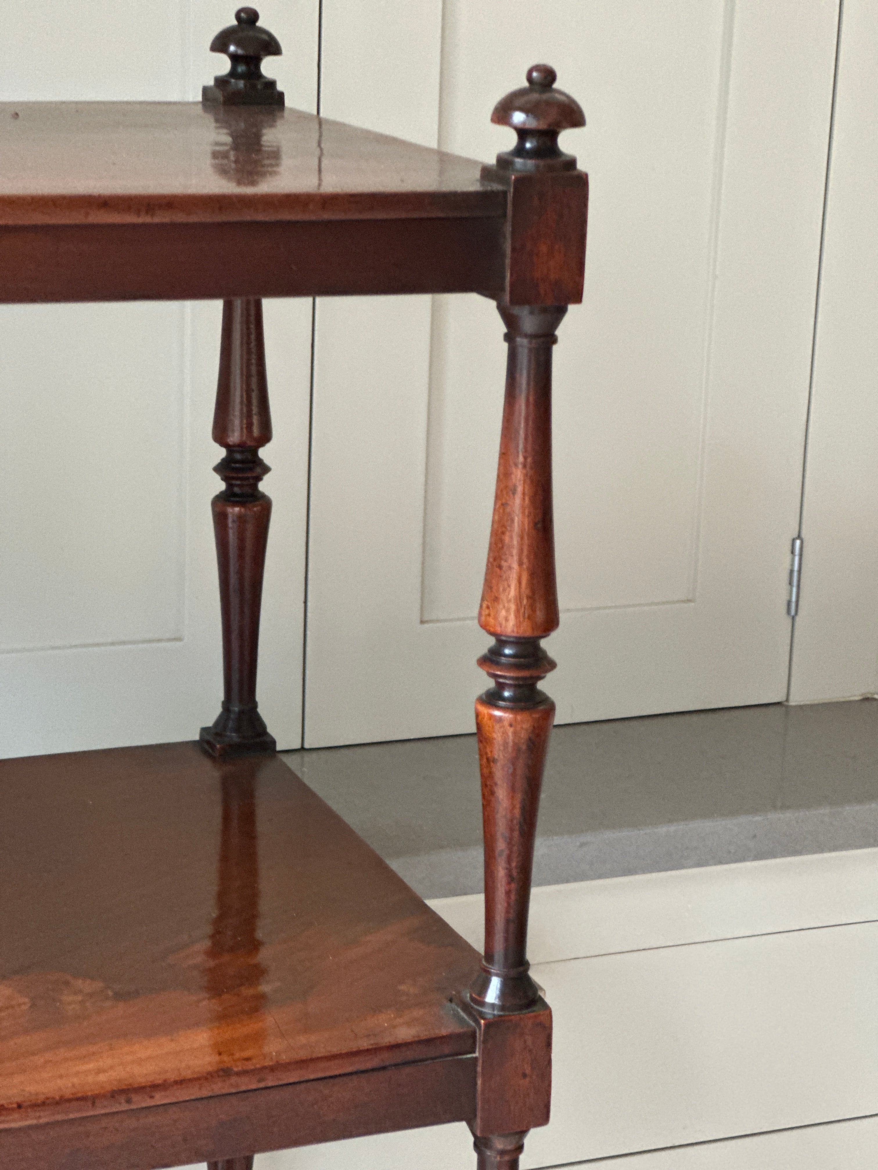 Perfect 4 Tiered Mahogany Whatnot