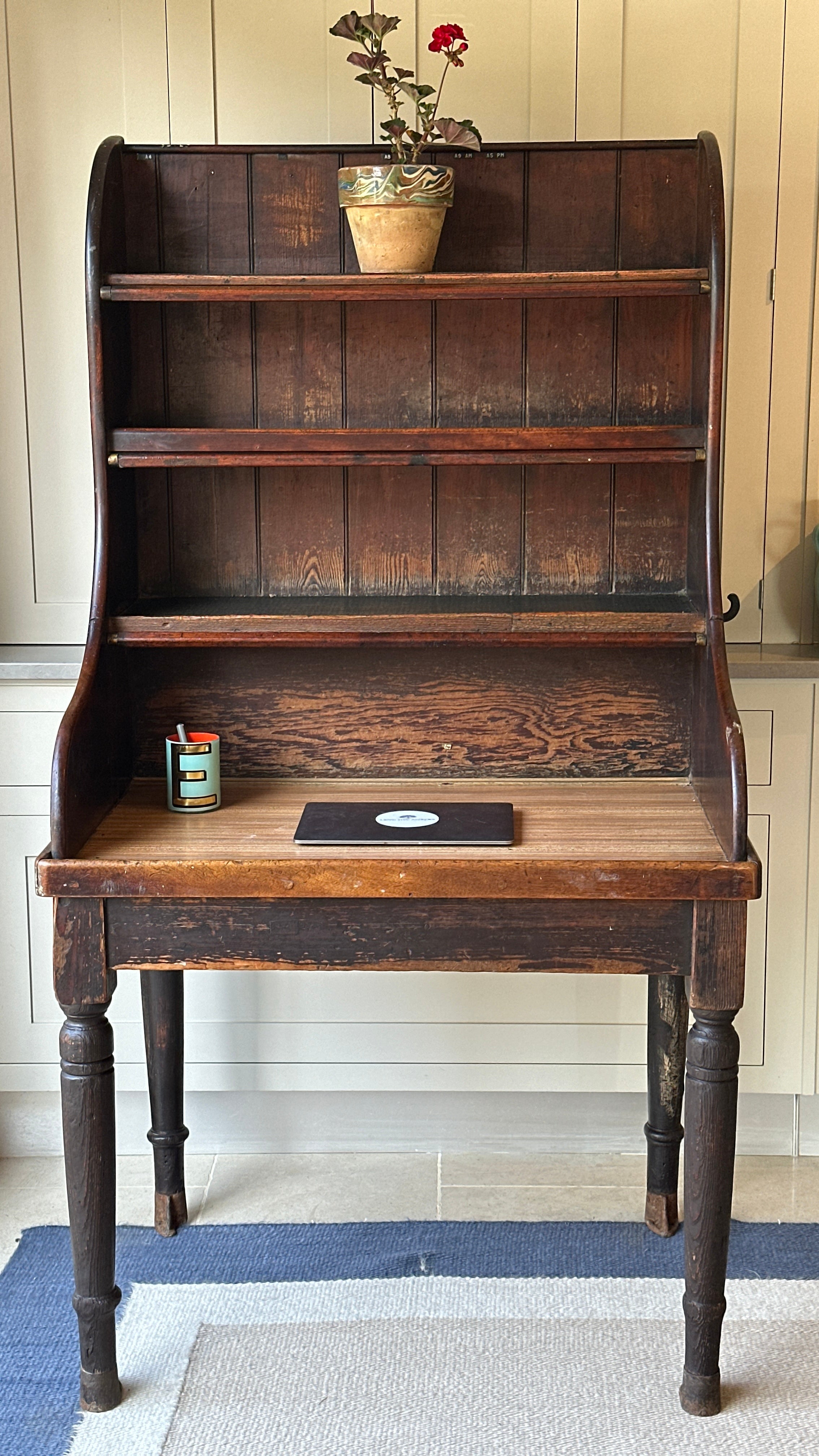 Large Antique Post Office Clerk’s Desk