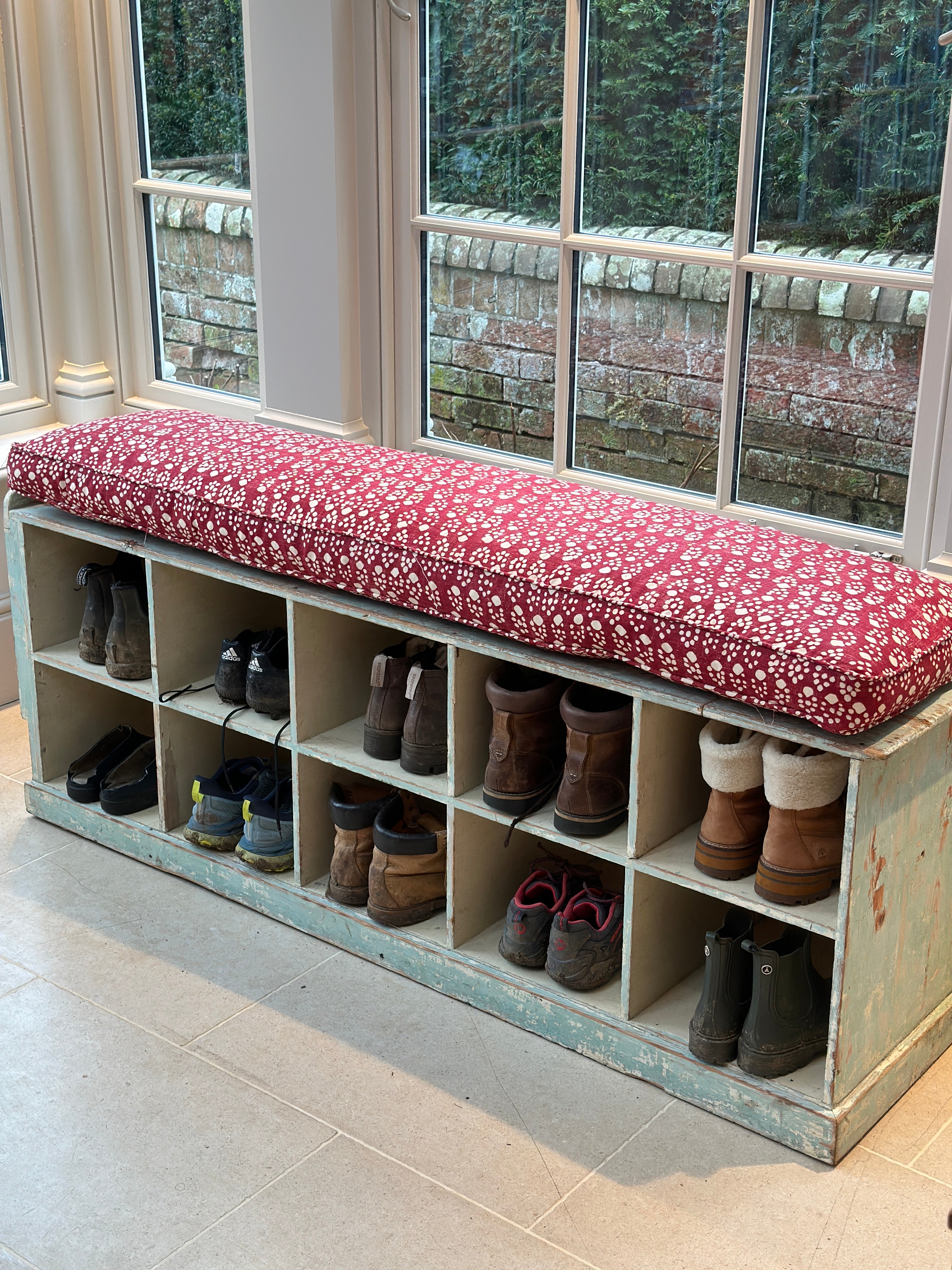 Painted Boot room Bench