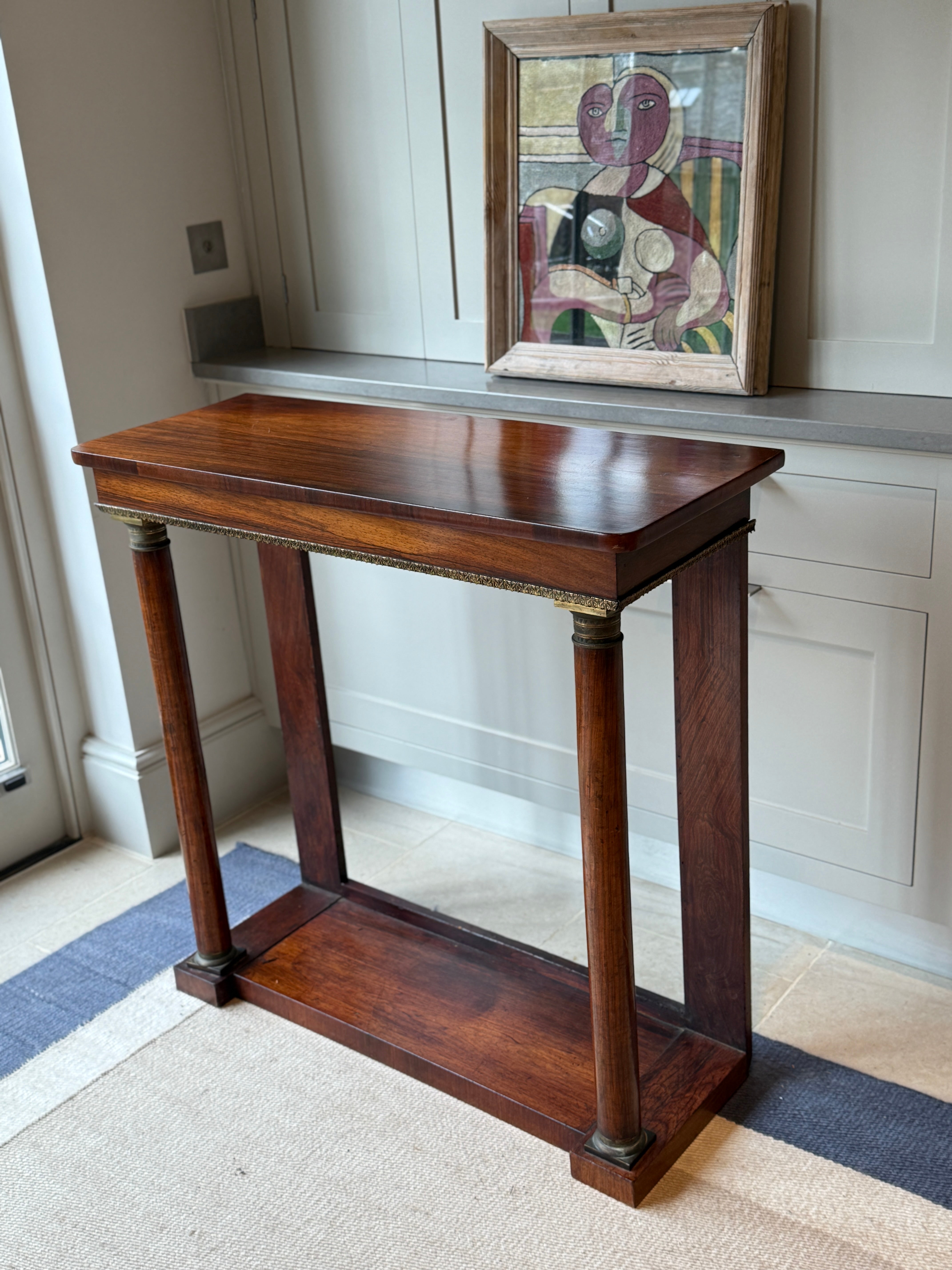Regency Mahogany Console