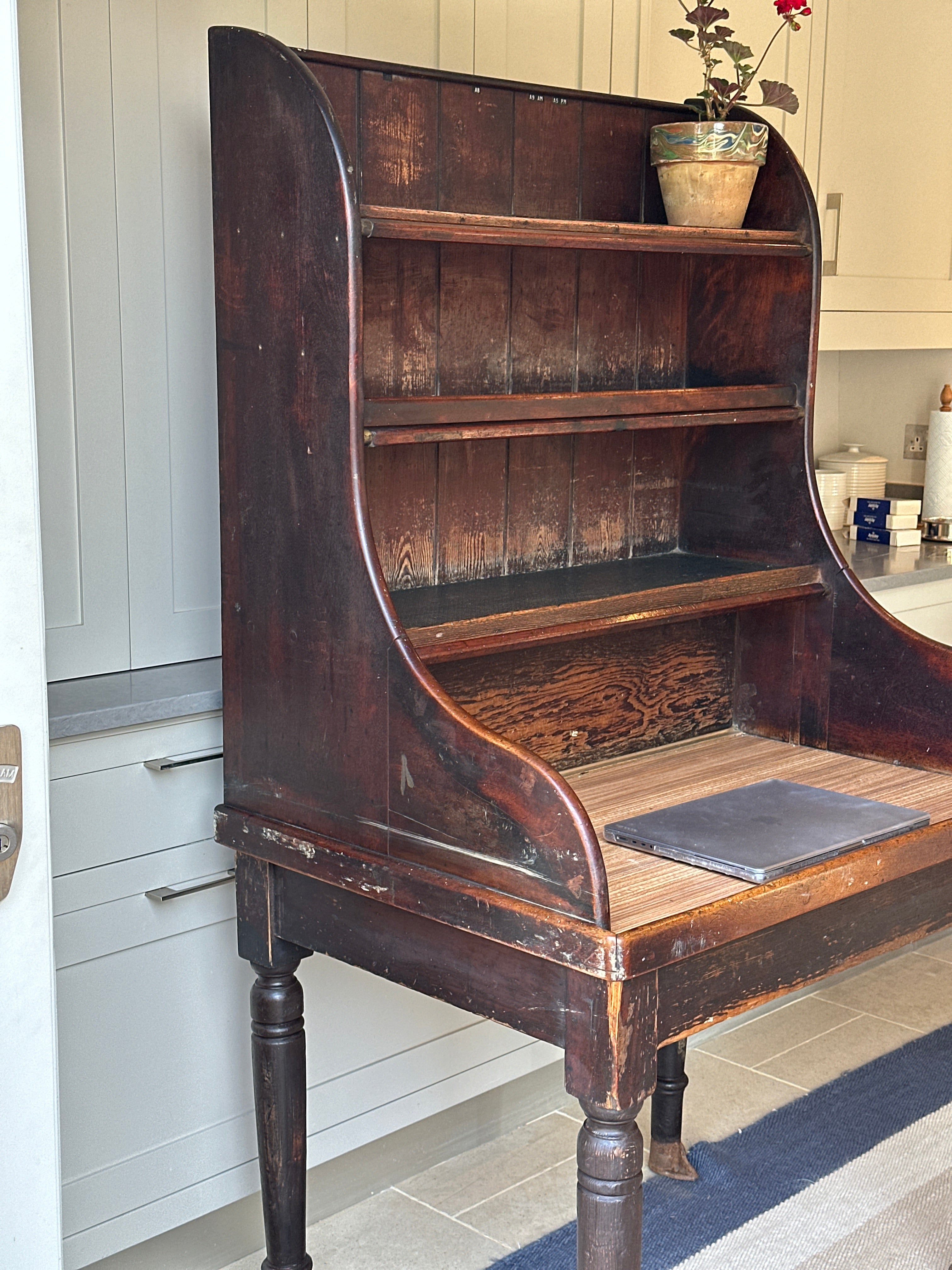 Large Antique Post Office Clerk’s Desk