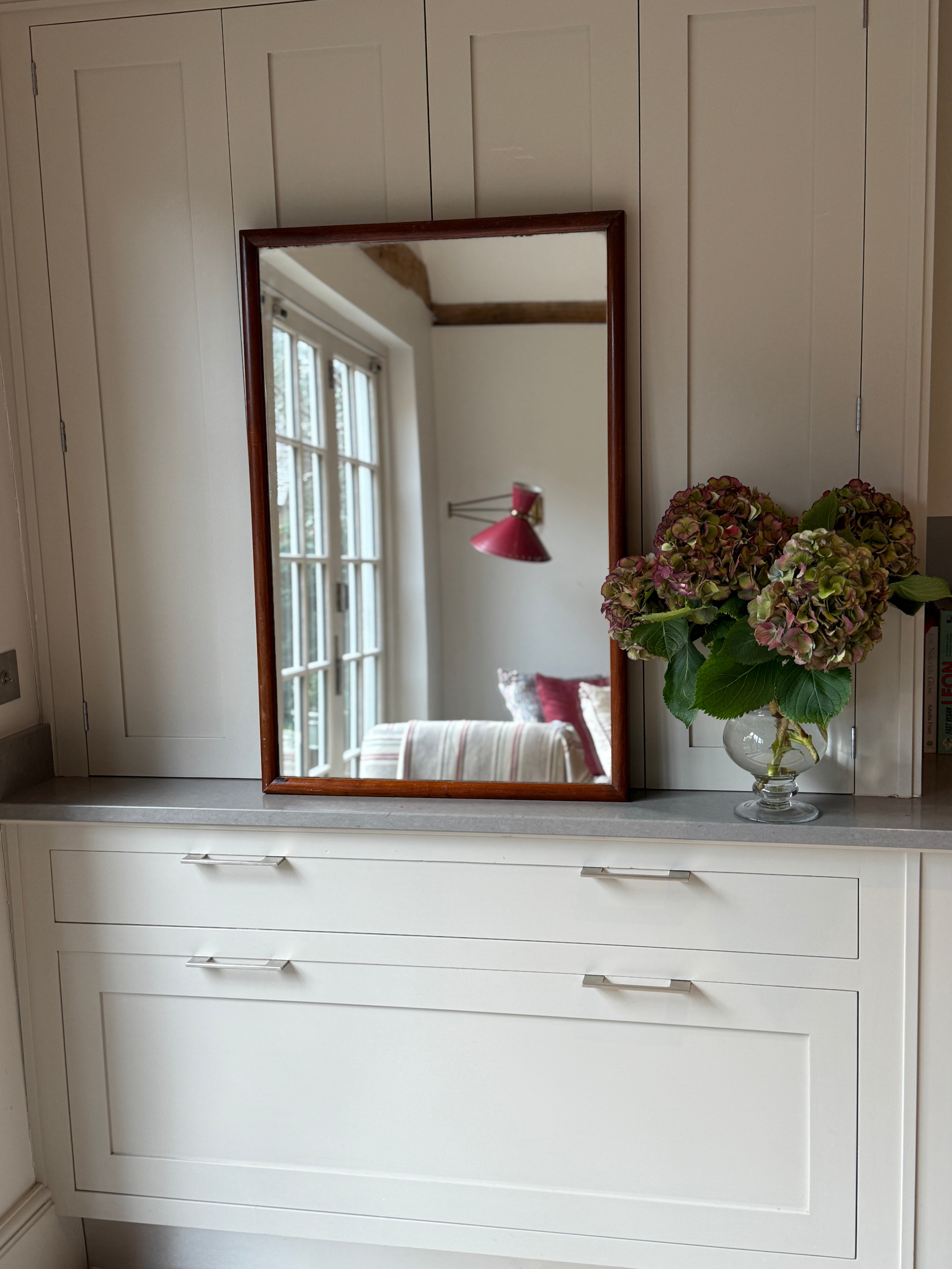 Large Mahogany Mirror