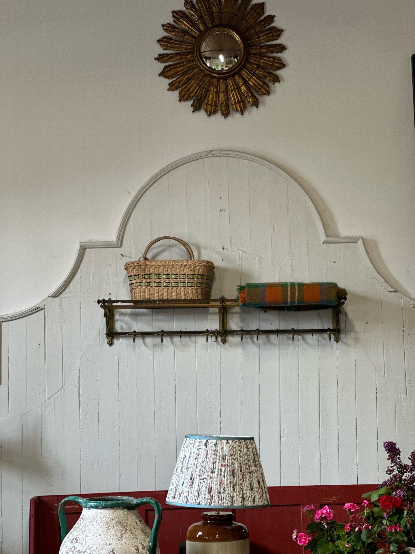 French Brass Luggage Rack