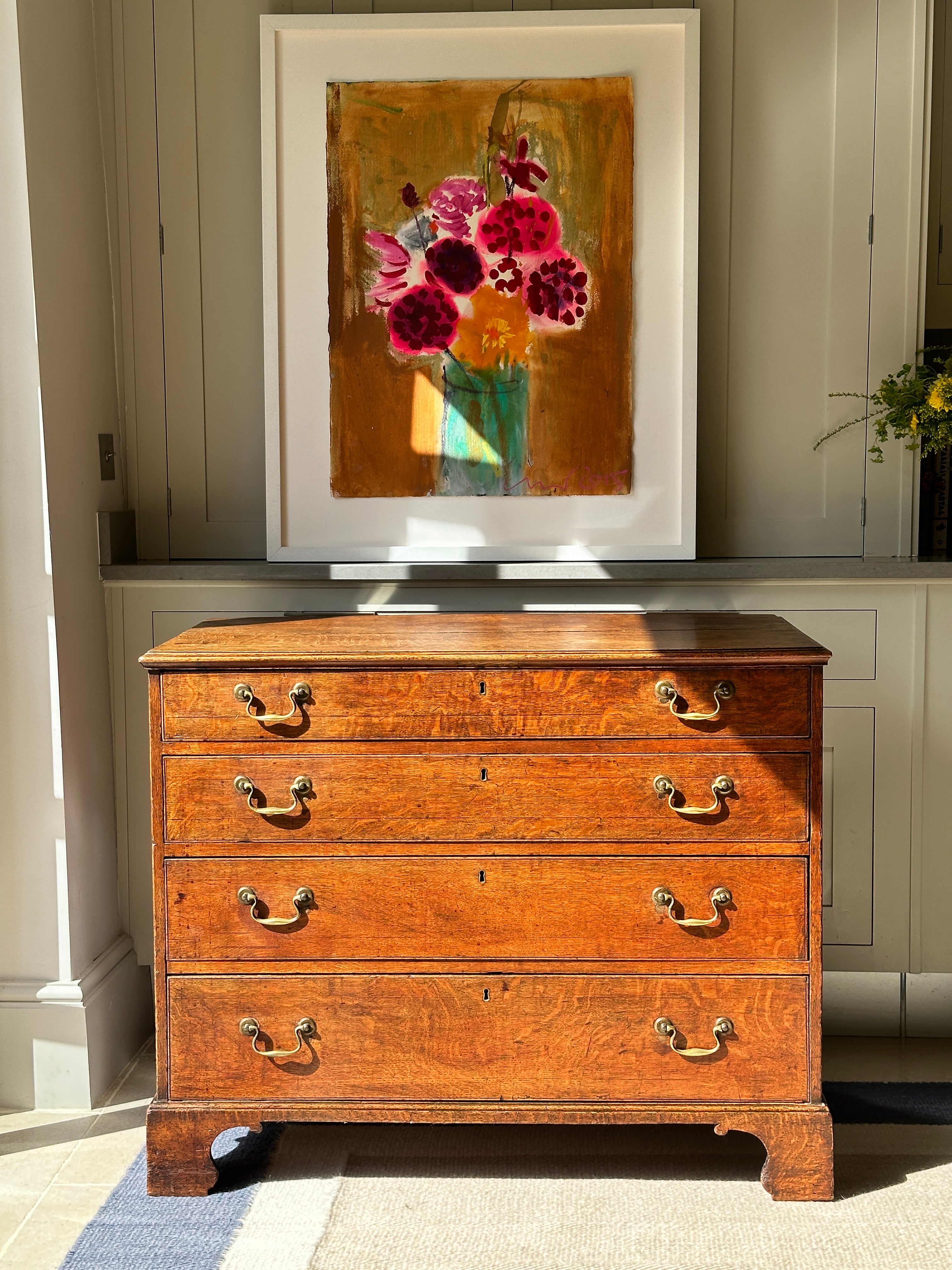 Small Georgian Oak Chest of Drawers
