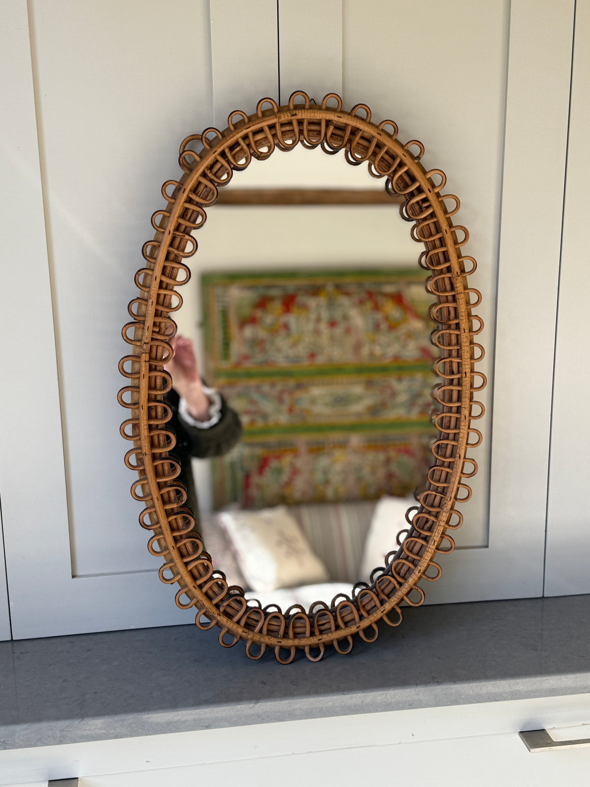Large Oval Albini Mirror - (65cm by 43)