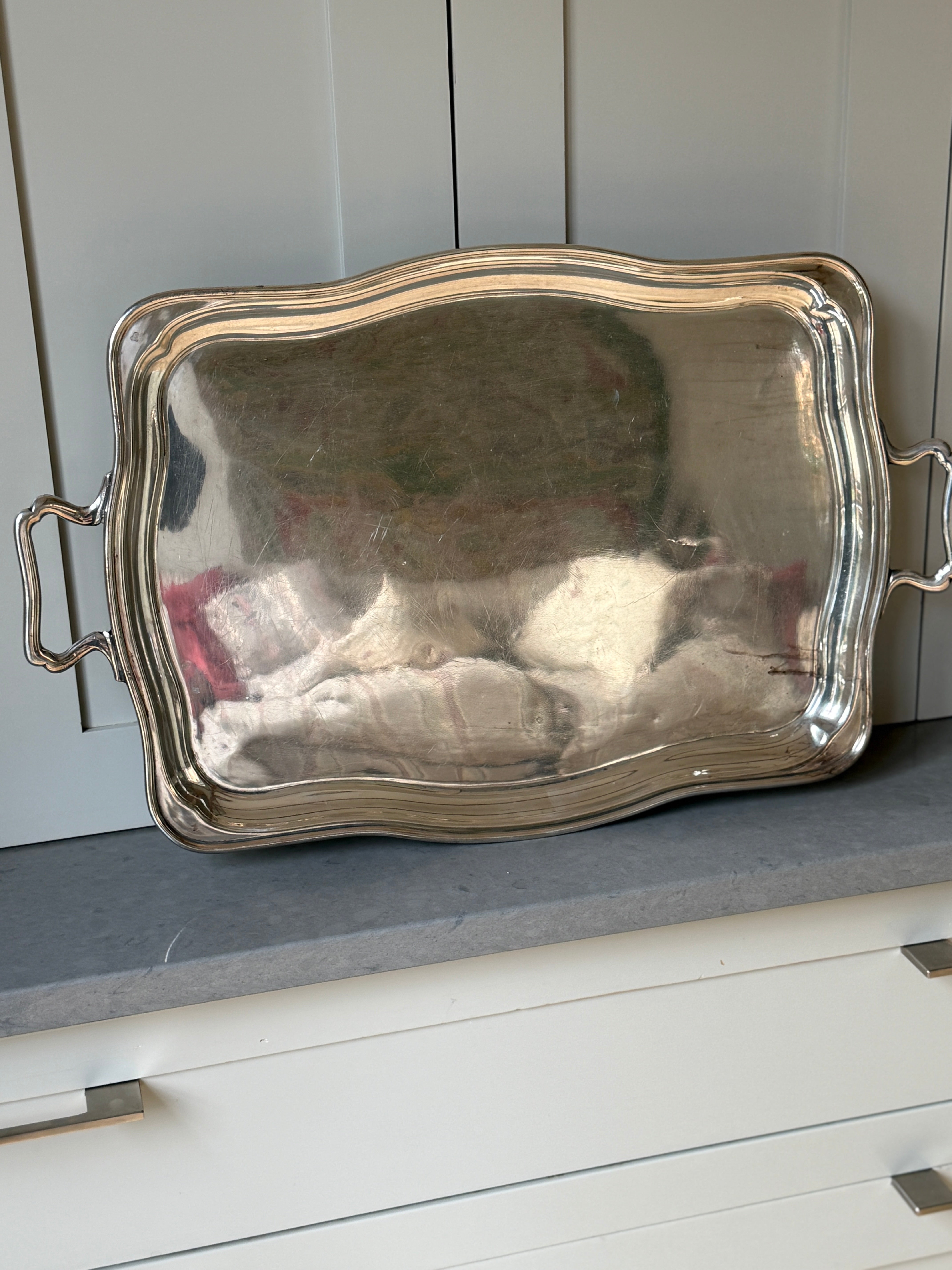 Decorative Elkington Silver Plate Tray