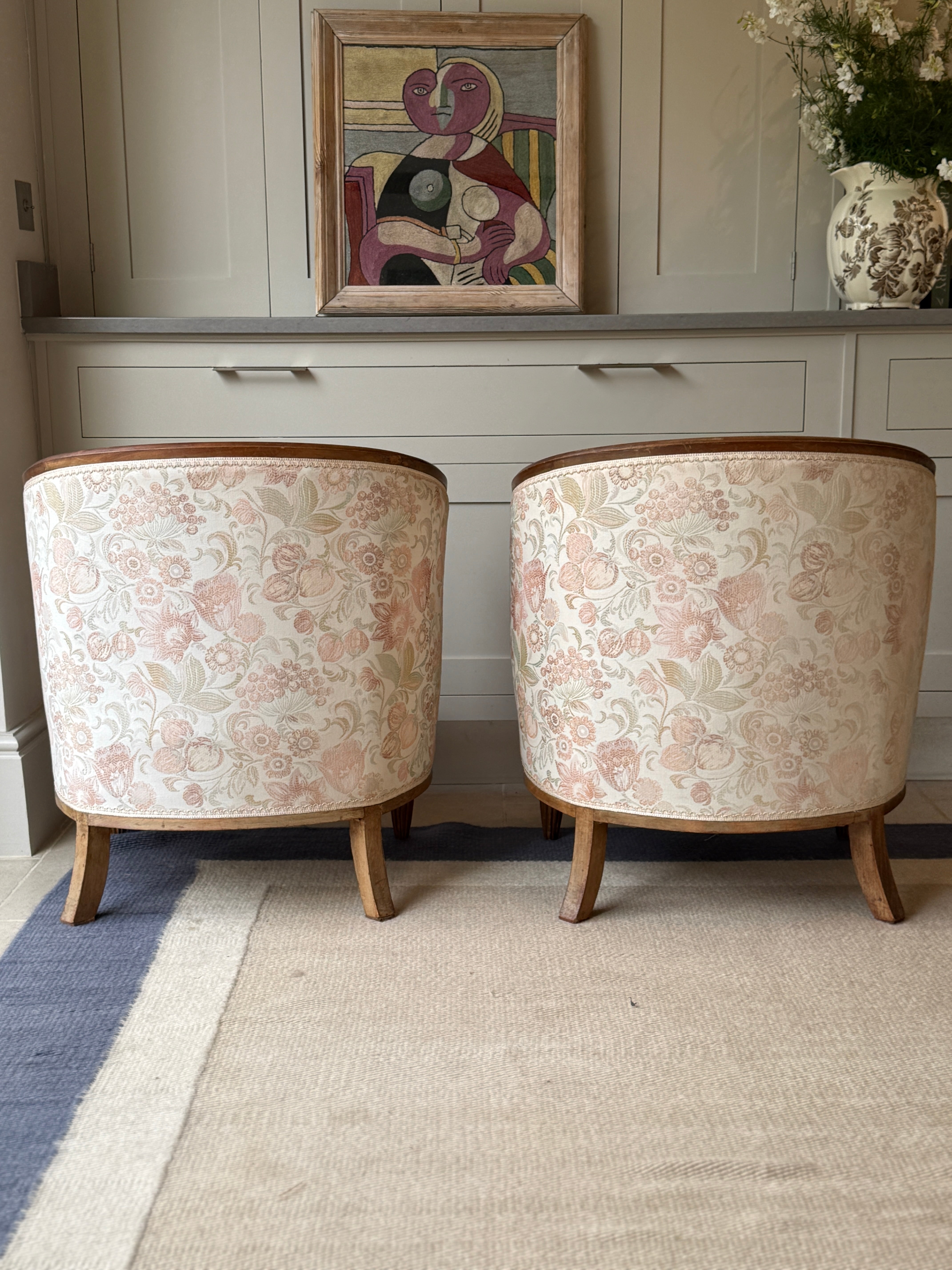 Pair of French Art Deco Chairs