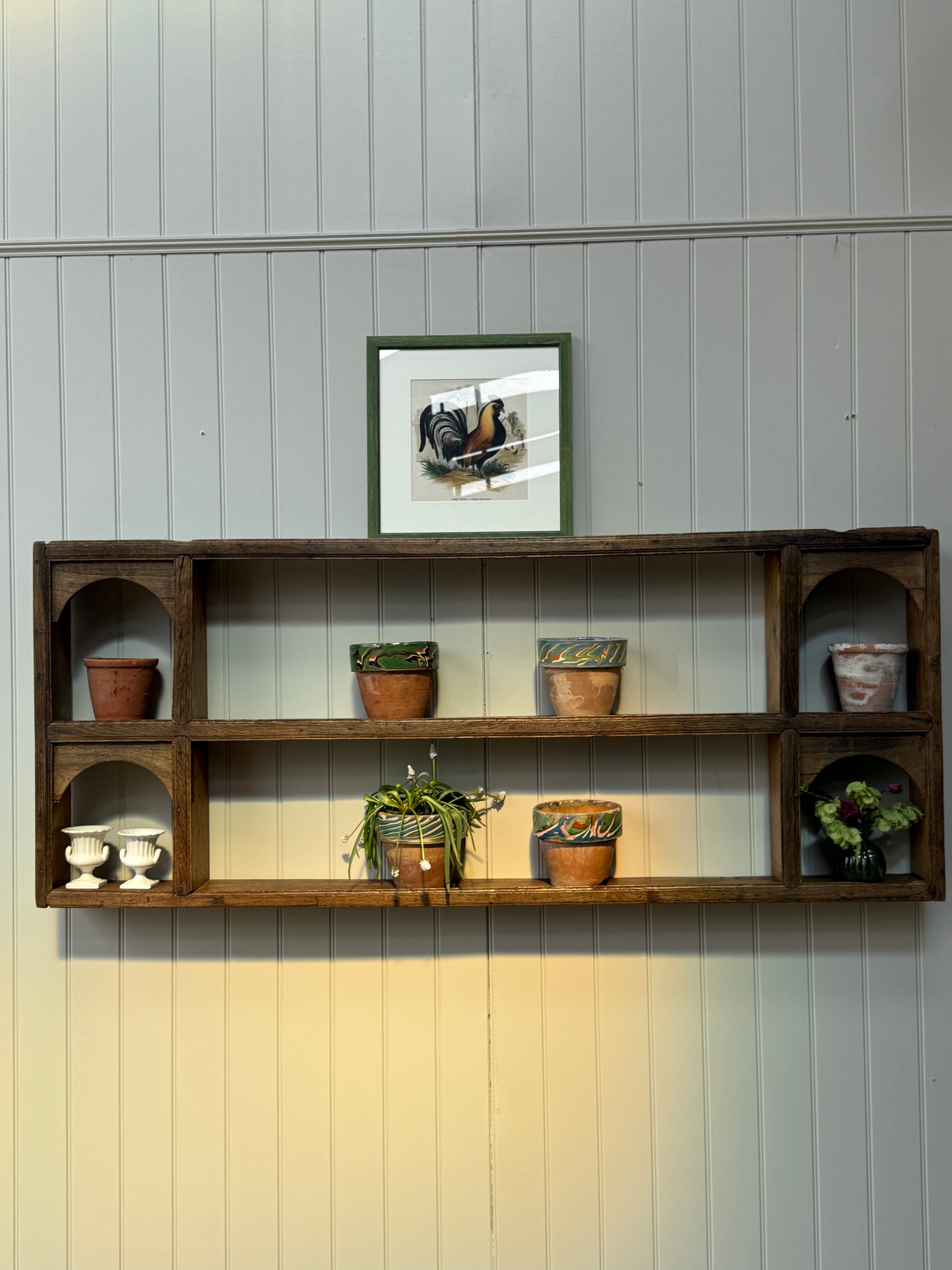 19th Century Solid Oak Rack
