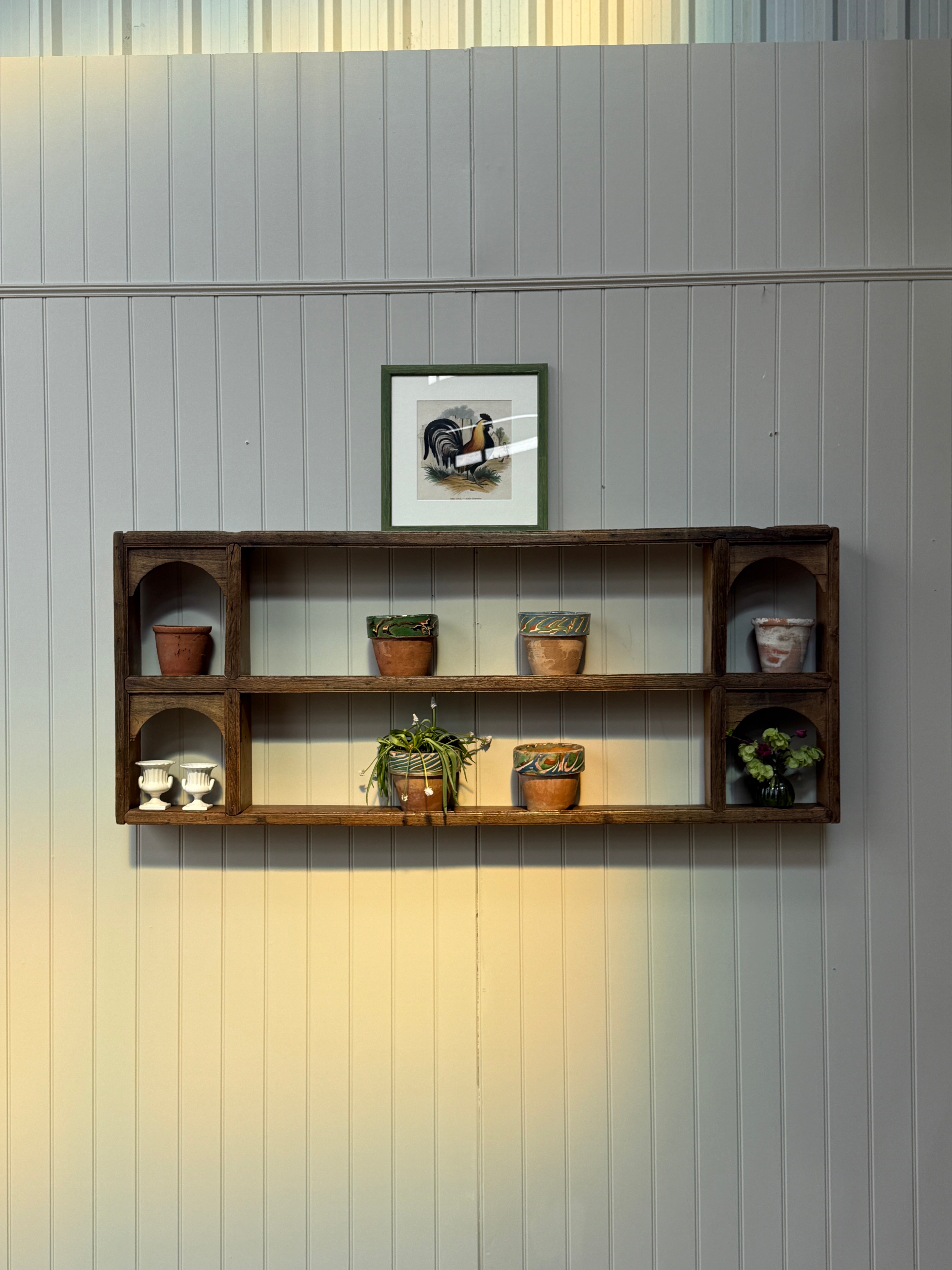 19th Century Solid Oak Rack