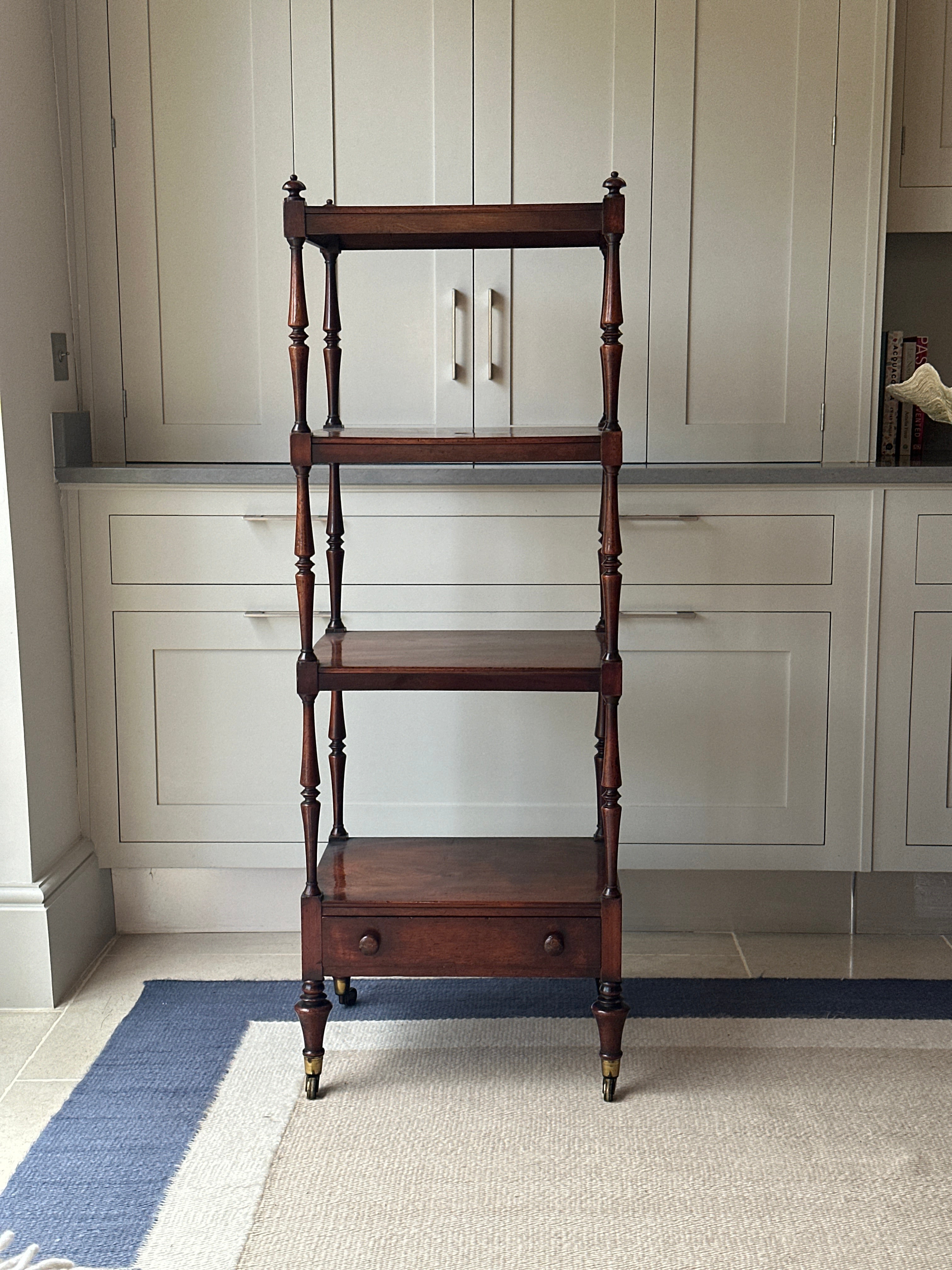 Perfect 4 Tiered Mahogany Whatnot