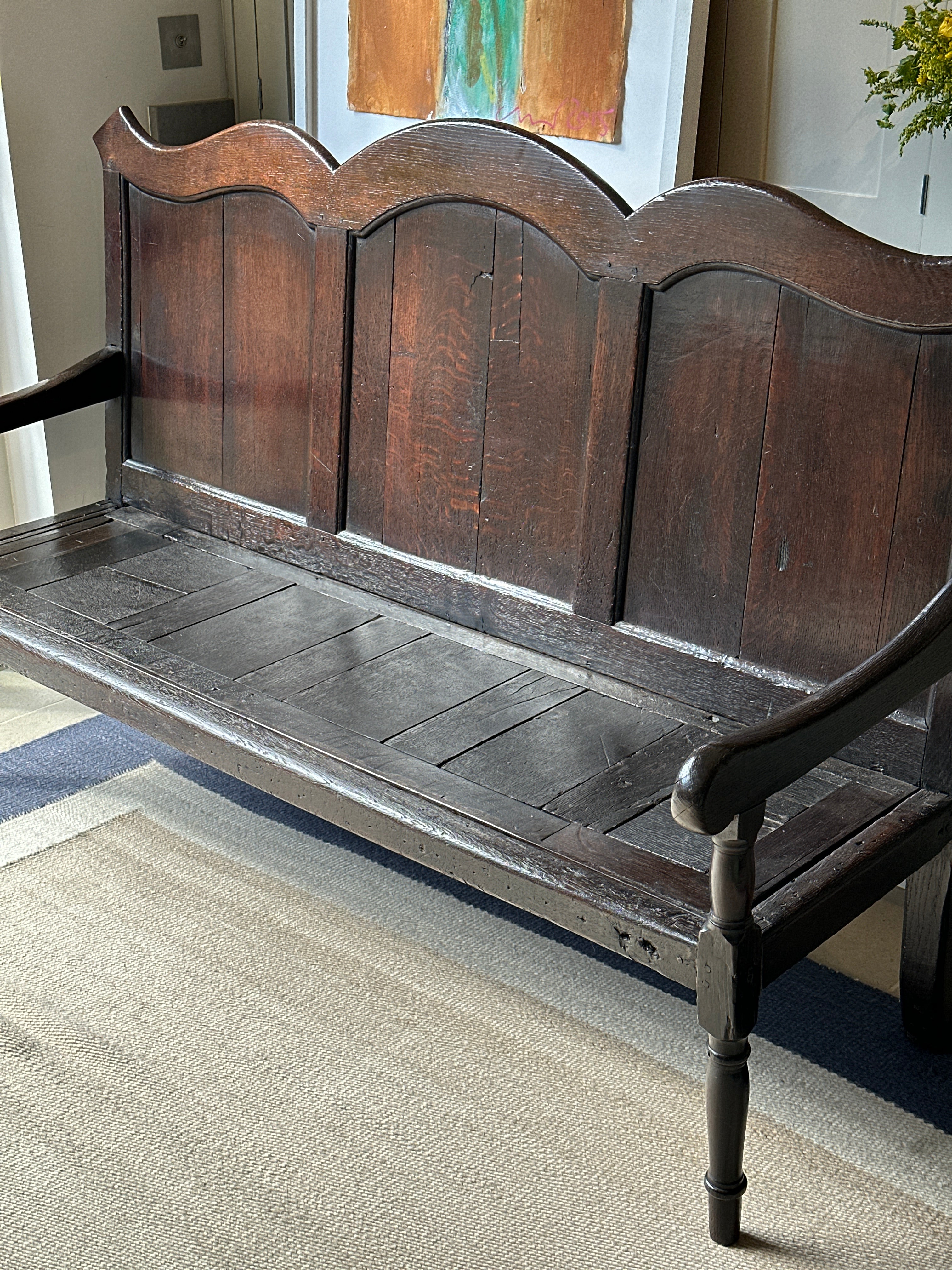 Late C17th Oak Bench/Settle