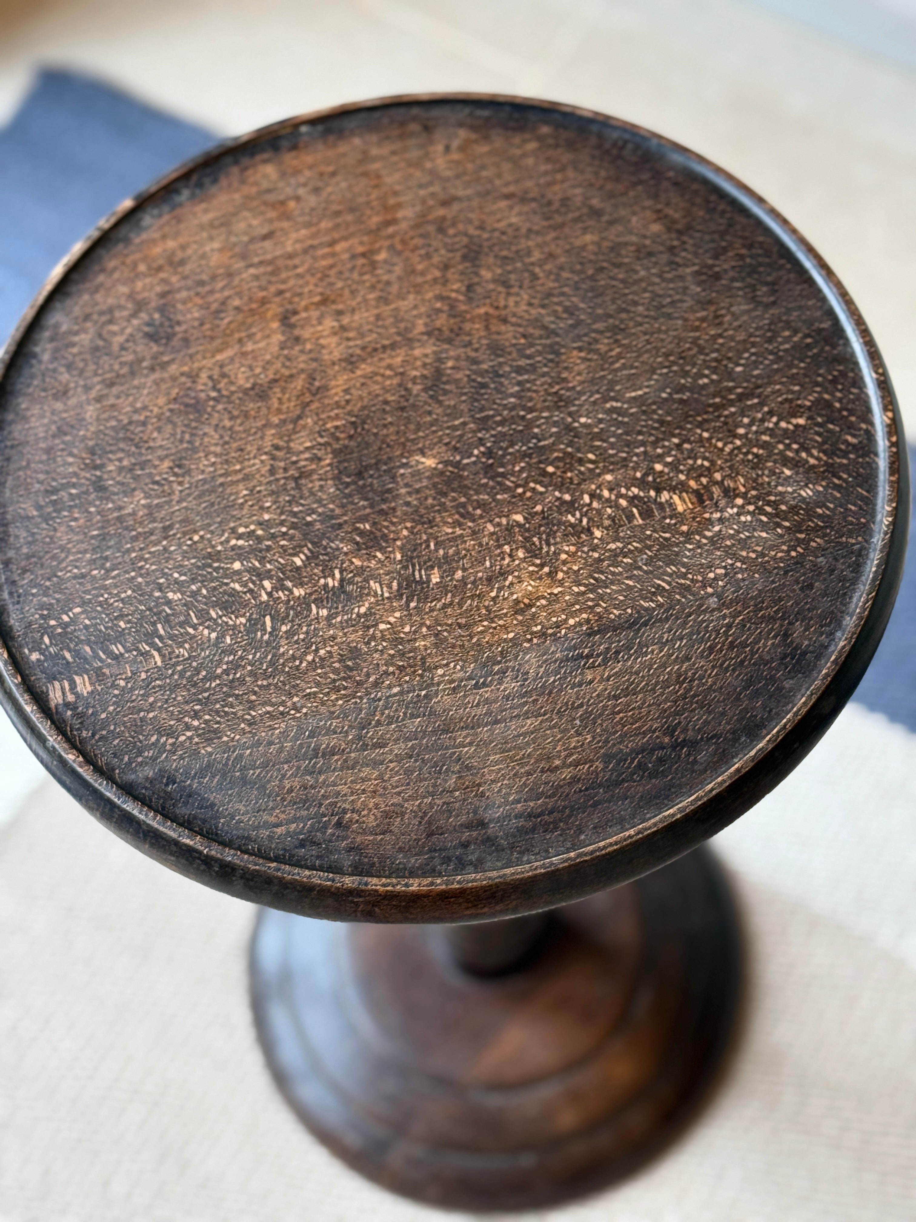 French Oak Bobbin side table